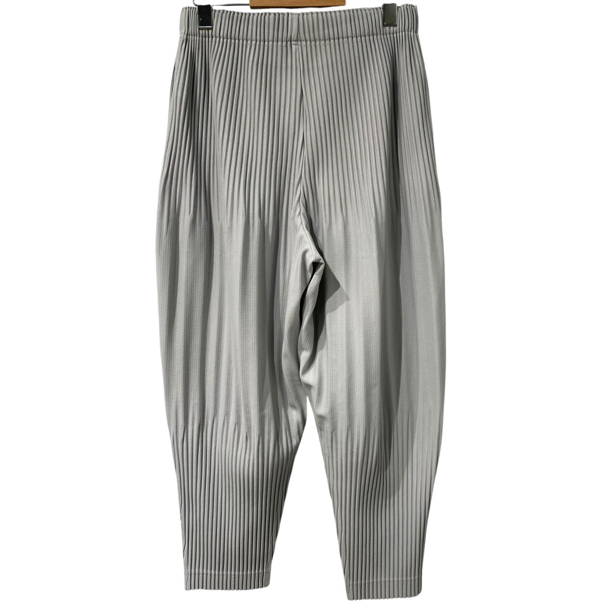HOMME PLISSE ISSEY MIYAKE BASICライン／シーズンレスPleats／Taperedプリーツテーパードイージーパンツ 古着・中古-3枚目のアイテム画像