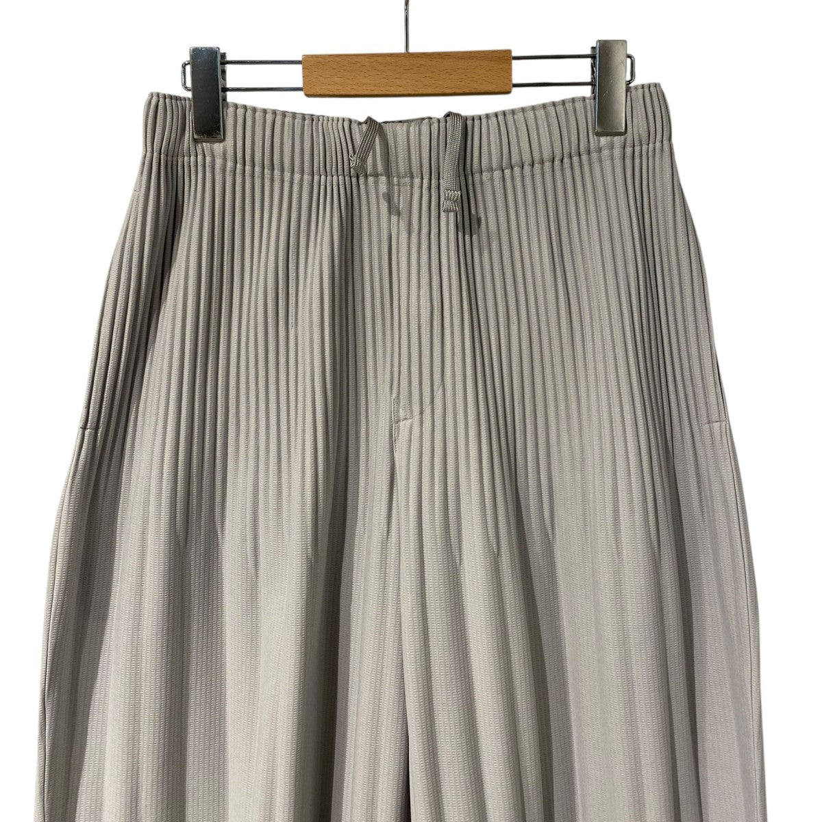 HOMME PLISSE ISSEY MIYAKE BASICライン／シーズンレスPleats／Taperedプリーツテーパードイージーパンツ 古着・中古-4枚目のアイテム画像