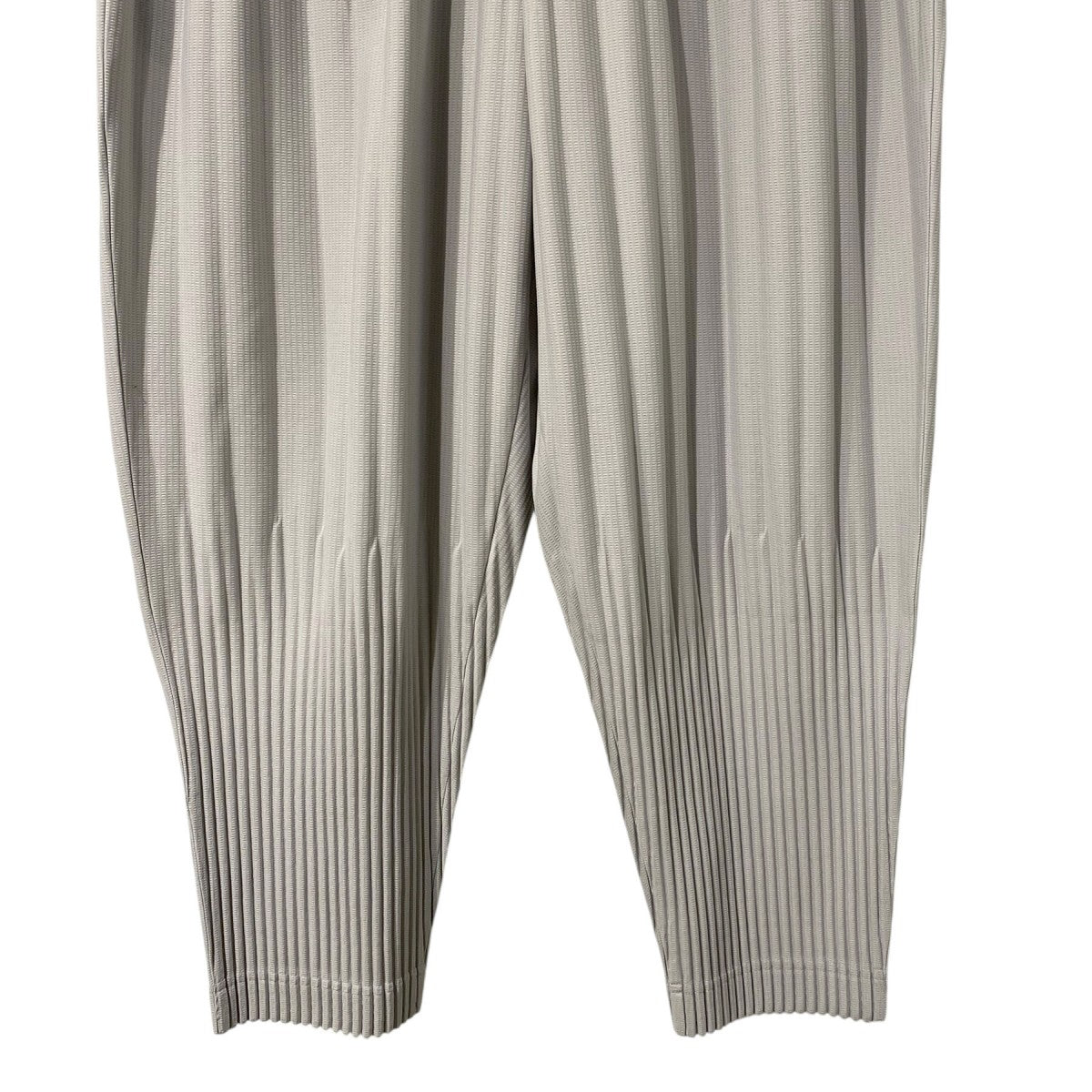 HOMME PLISSE ISSEY MIYAKE BASICライン／シーズンレスPleats／Taperedプリーツテーパードイージーパンツ 古着・中古-5枚目のアイテム画像