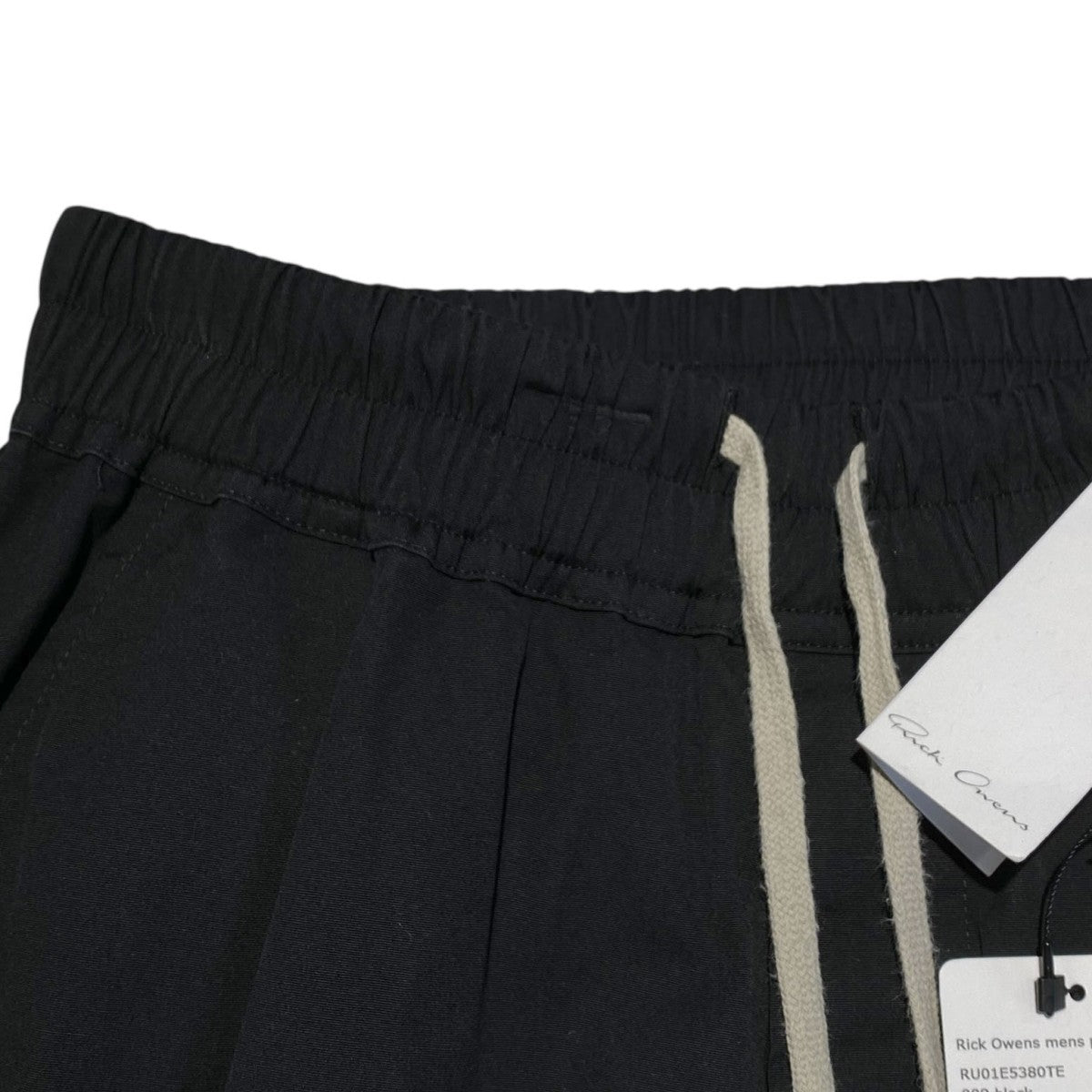 25SSDrawstring Long Pants TE素材HEAVY COTTON POPLINウォッシュ加工ロングイージーストレッチパンツ