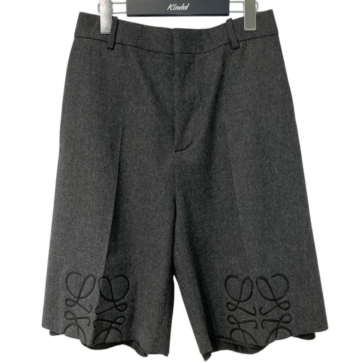 LOEWE 25AWAnagram Shorts Wool Cashmereアナグラムロゴショーツハーフパンツ 古着・中古-1枚目のアイテム画像