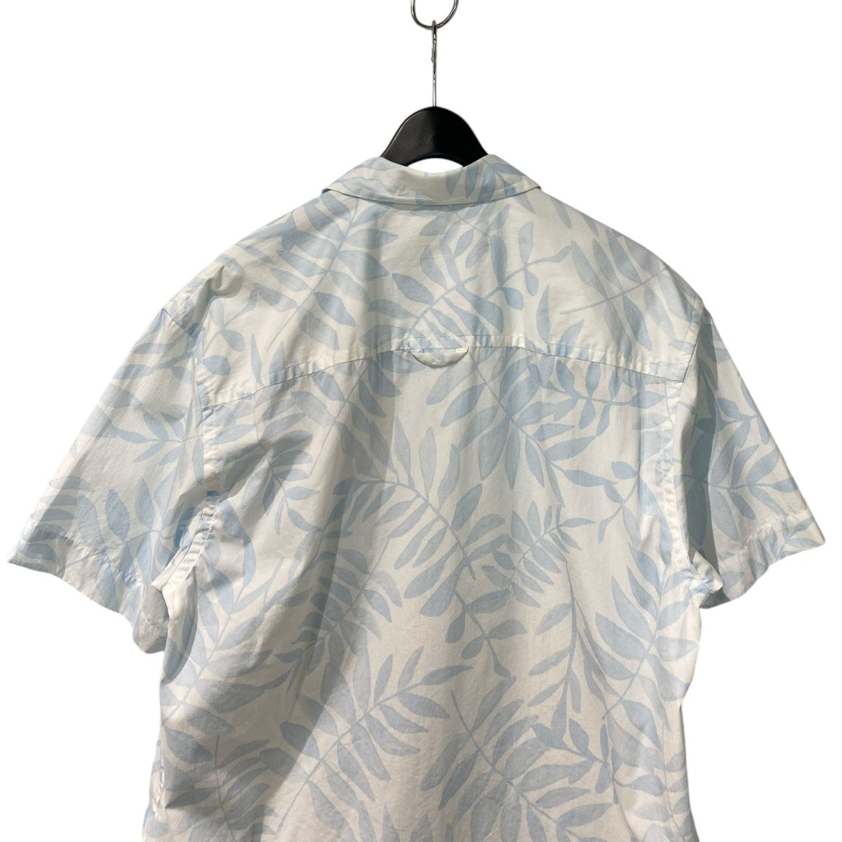 JACQUEMUS 21SSLa Chemise Jean Print Blue Leaves総柄半袖シャツ 古着・中古-6枚目のアイテム画像