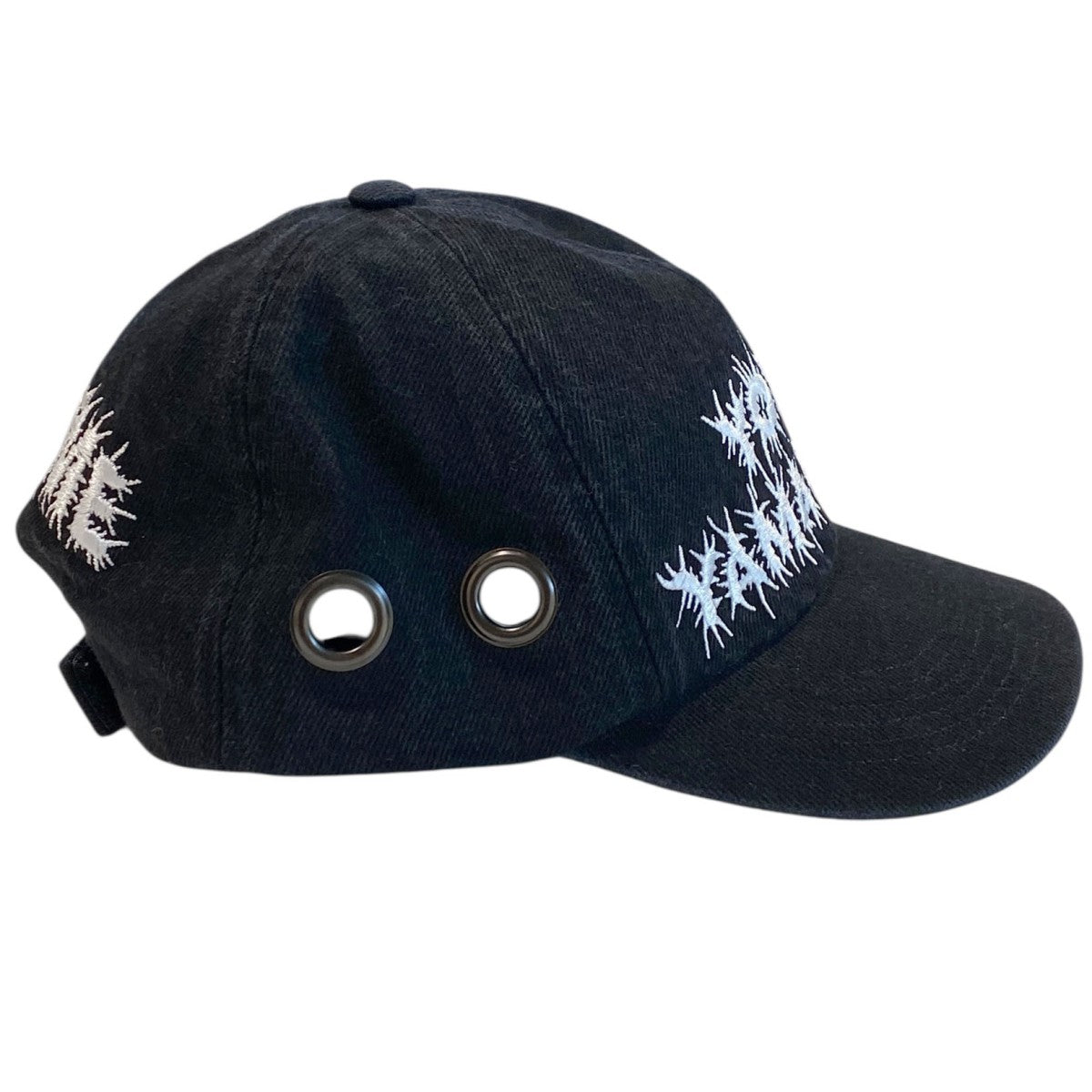 Y's Yohji Yamamoto×Supreme Grommet 6-Panel Cap ガーメント加工ロゴ