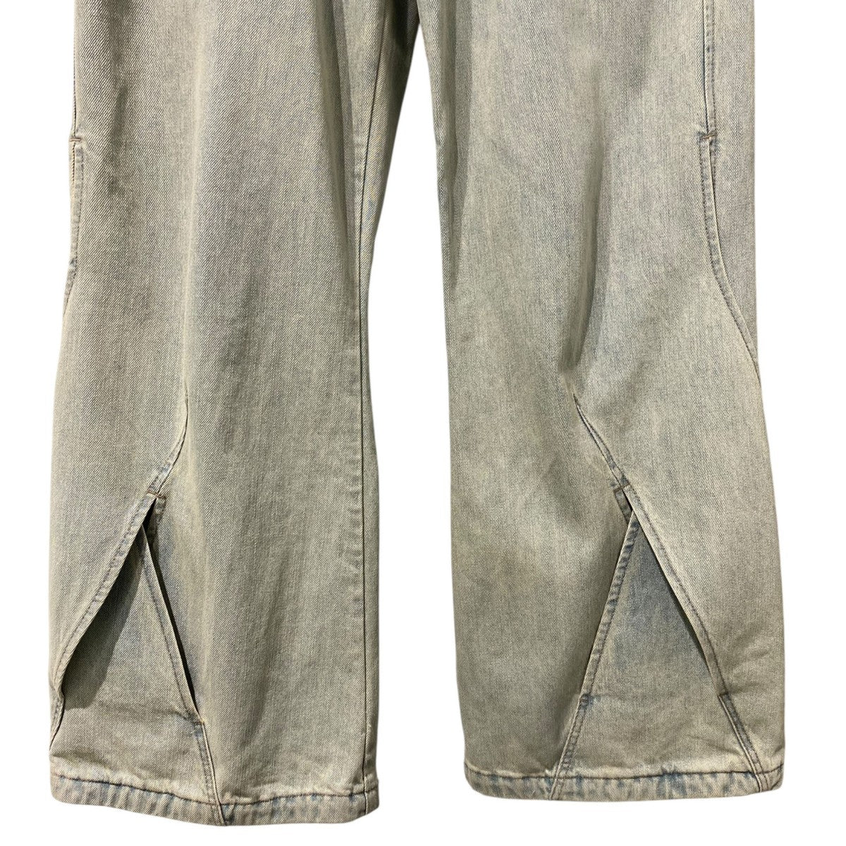 NULLUS 25SSWashed Selvedge DenimウォッシュドVINTAGE加工ワイドデニムパンツ 古着・中古-5枚目のアイテム画像