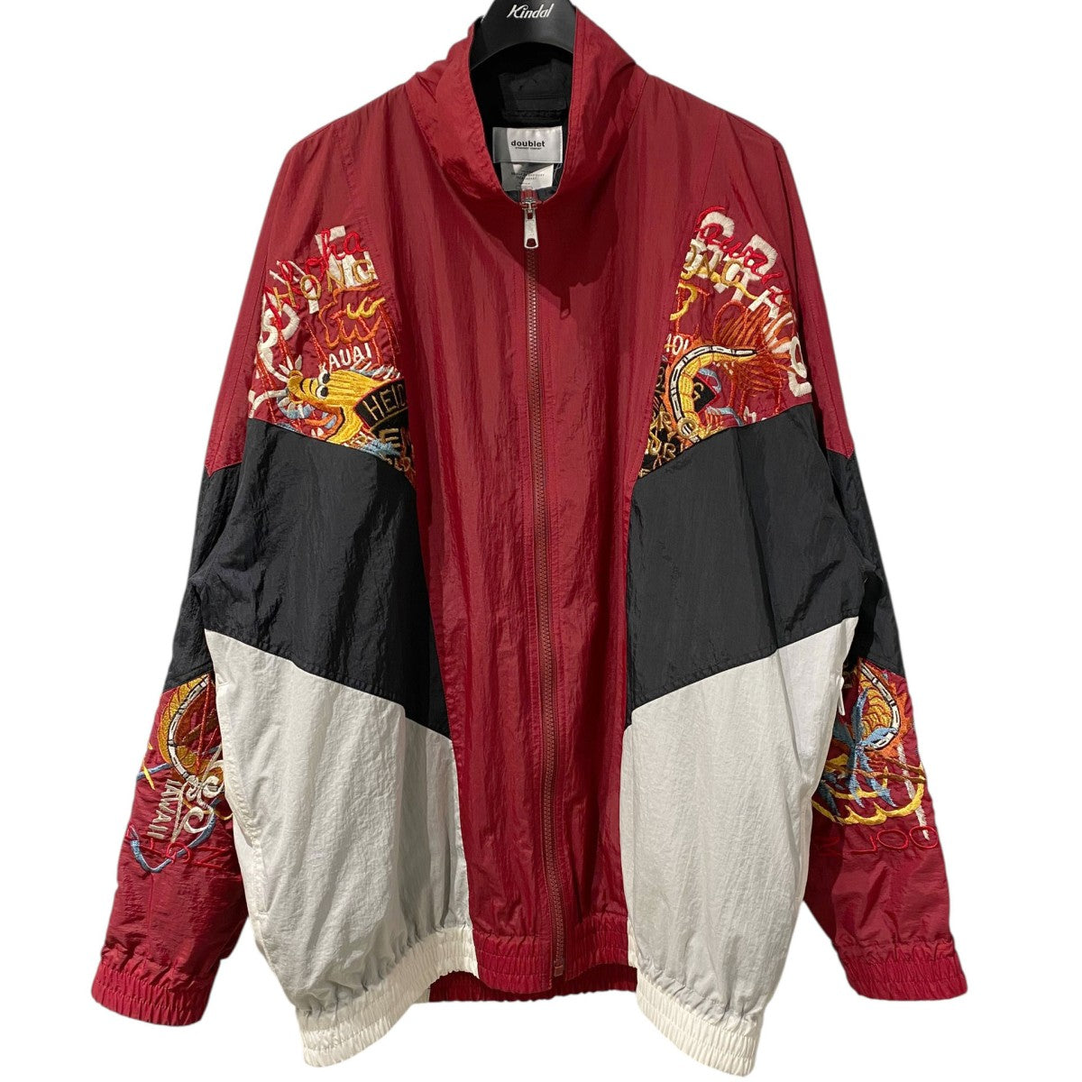 doublet 18SSBreak Up Embroidery Track Jacket刺繍トラックジャケット 古着・中古-1枚目のアイテム画像
