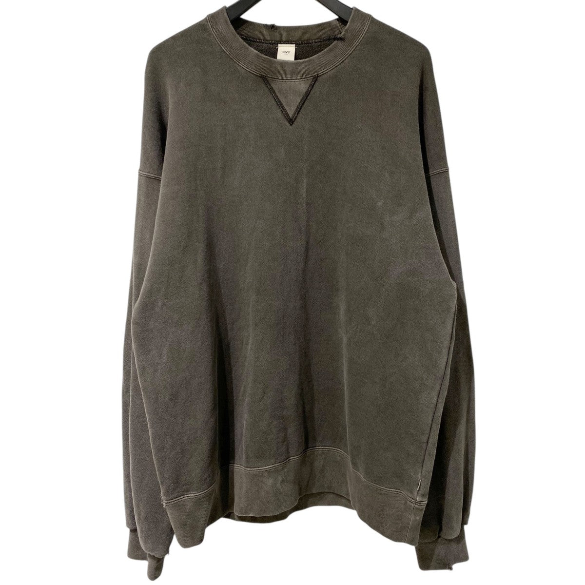 OVY(オヴィー) Pigment DamageProcessing Crew Neck Sweat USED