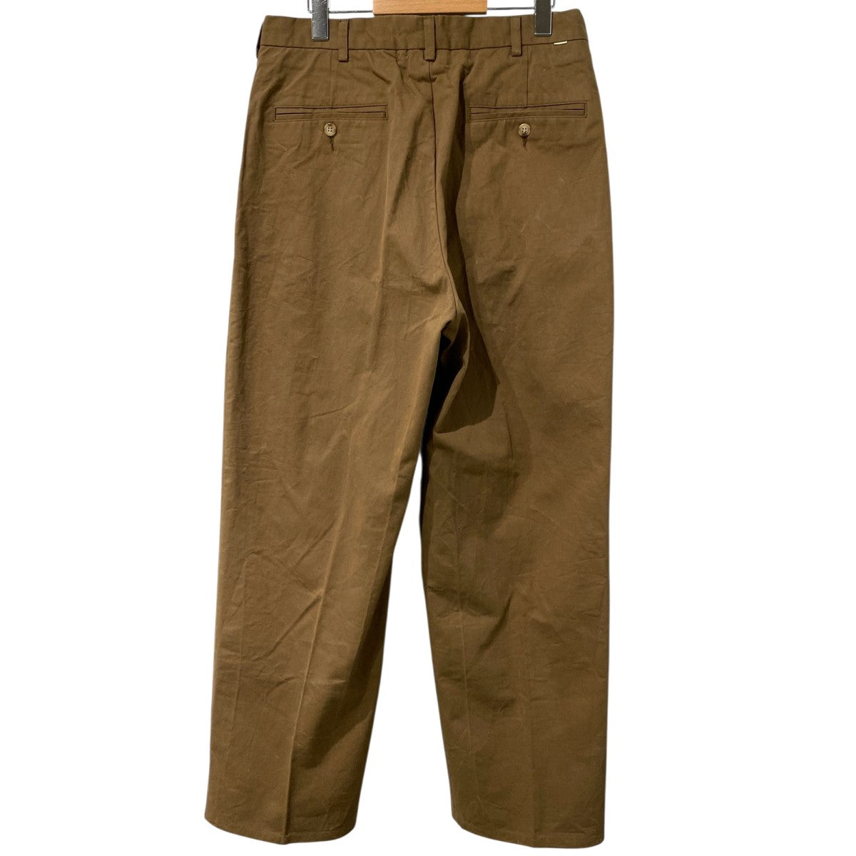 OVY(オヴィー) One Tuck Wide Chino Pantsバイオウォッシュ加工Vintage