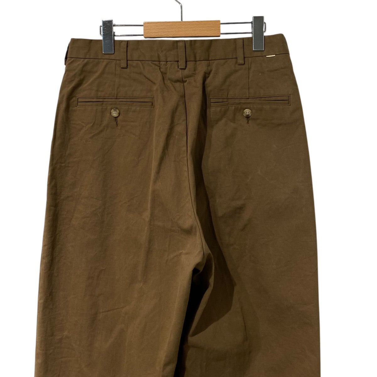 OVY One Tuck Wide Chino Pantsバイオウォッシュ加工Vintageヴィンテージワイドチノパンツ 古着・中古-7枚目のアイテム画像