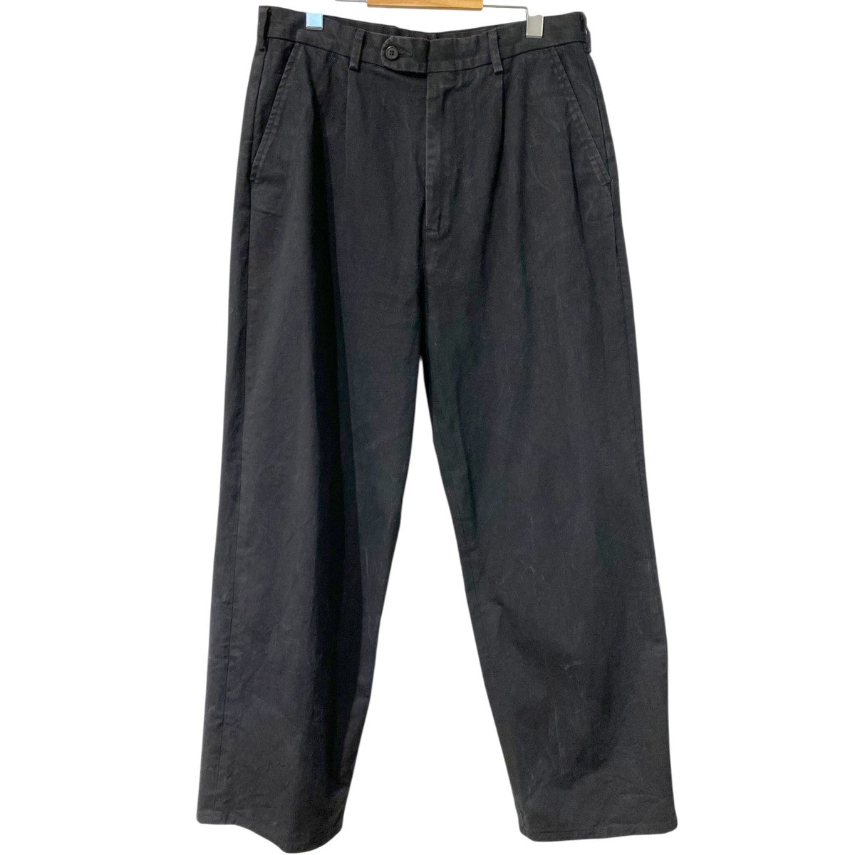OVY One Tuck Wide Chino Pantsバイオウォッシュ加工ワイドチノパンツ 古着・中古-1枚目のアイテム画像