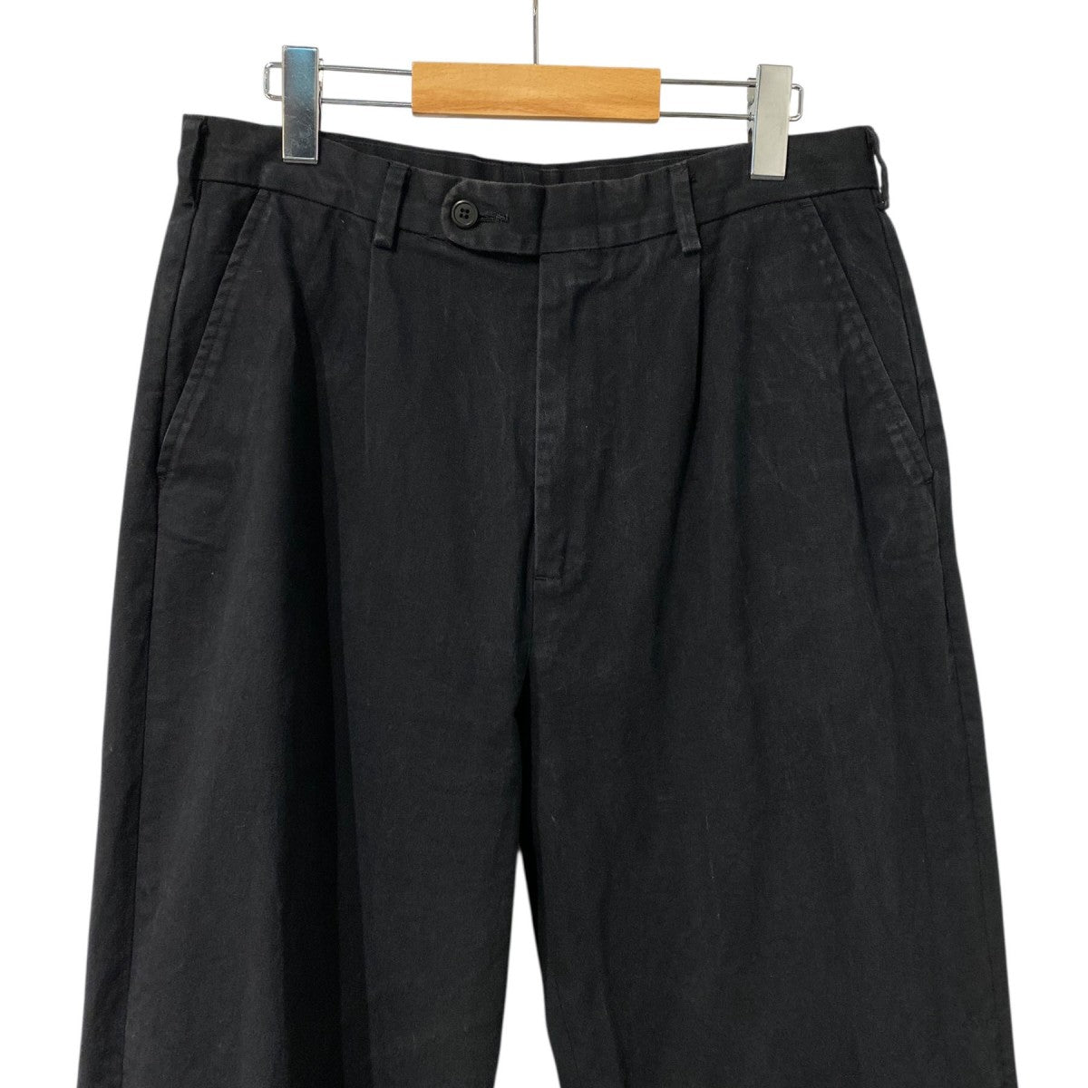 OVY One Tuck Wide Chino Pantsバイオウォッシュ加工ワイドチノパンツ 古着・中古-4枚目のアイテム画像