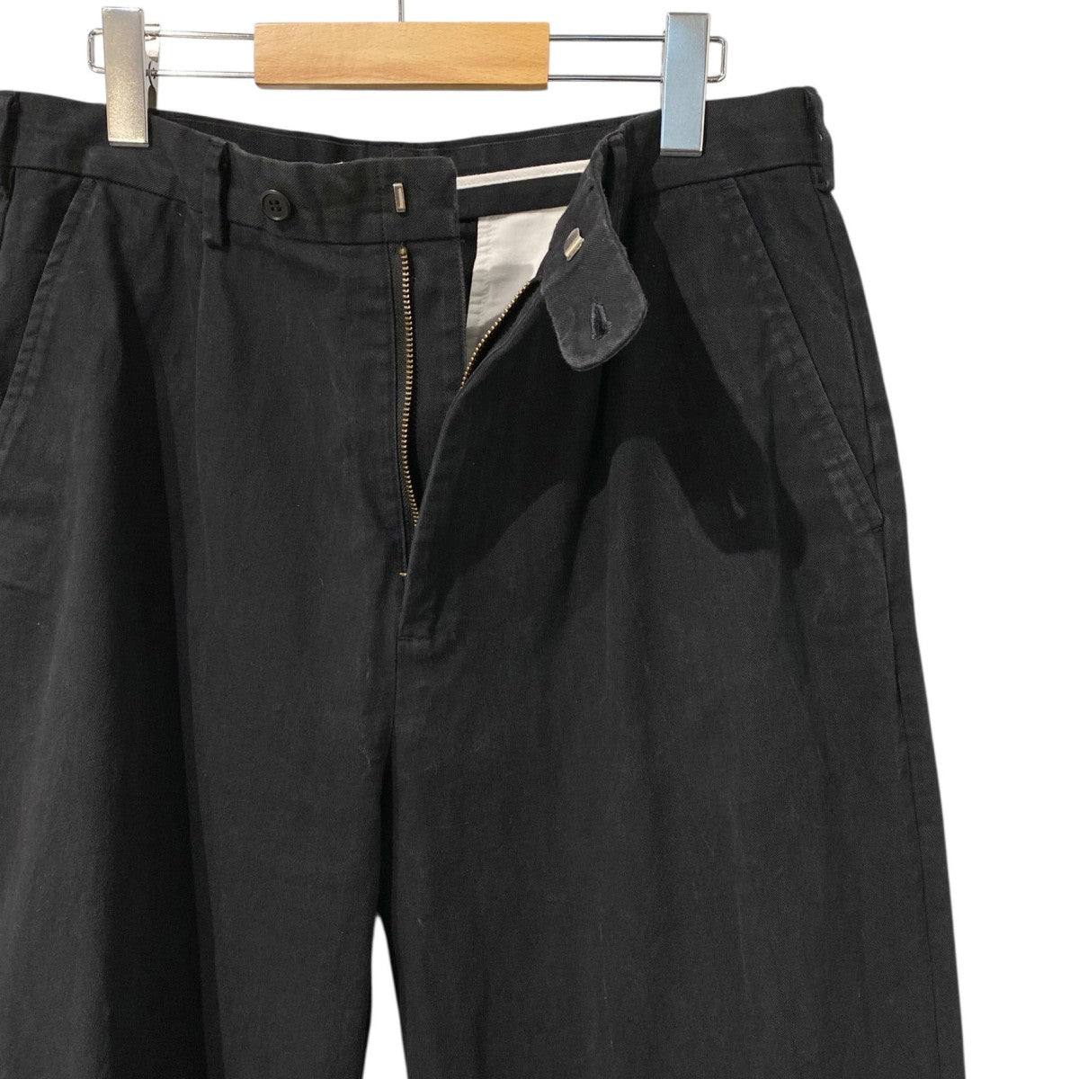 OVY One Tuck Wide Chino Pantsバイオウォッシュ加工ワイドチノパンツ 古着・中古-5枚目のアイテム画像
