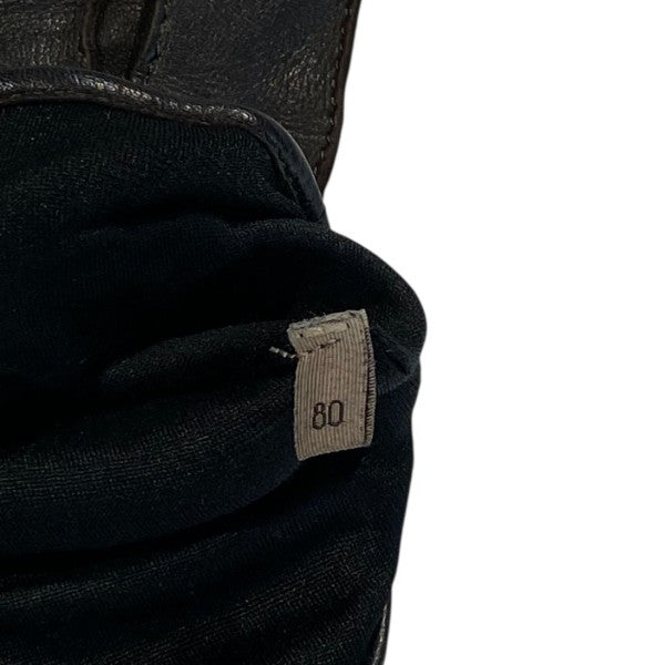 BOTTEGA VENETA(ボッテガヴェネタ) イントレチャートレザーグローブ