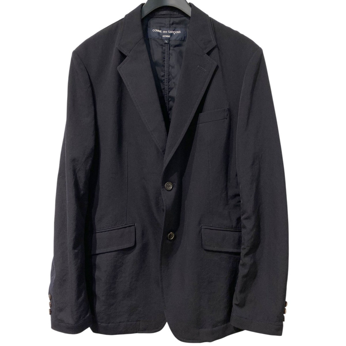 COMME des GARCONS HOMME 18AWWool Gaba 2B JacketウールギャバジンジャケットHB-J101 古着・中古-1枚目のアイテム画像