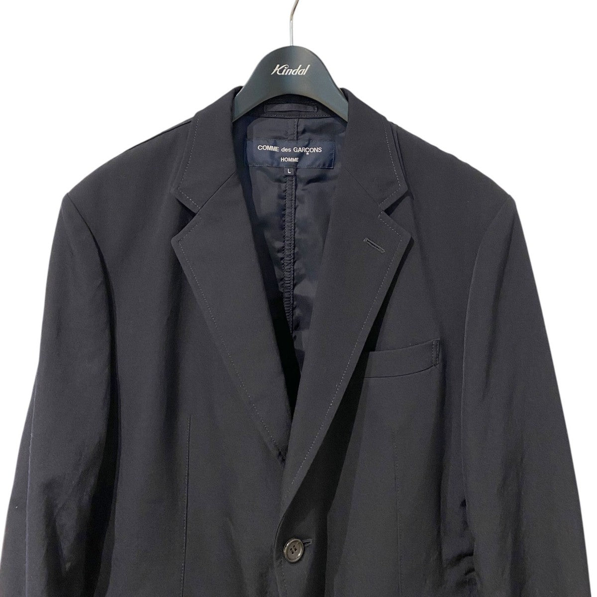 COMME des GARCONS HOMME 18AWWool Gaba 2B JacketウールギャバジンジャケットHB-J101 古着・中古-4枚目のアイテム画像