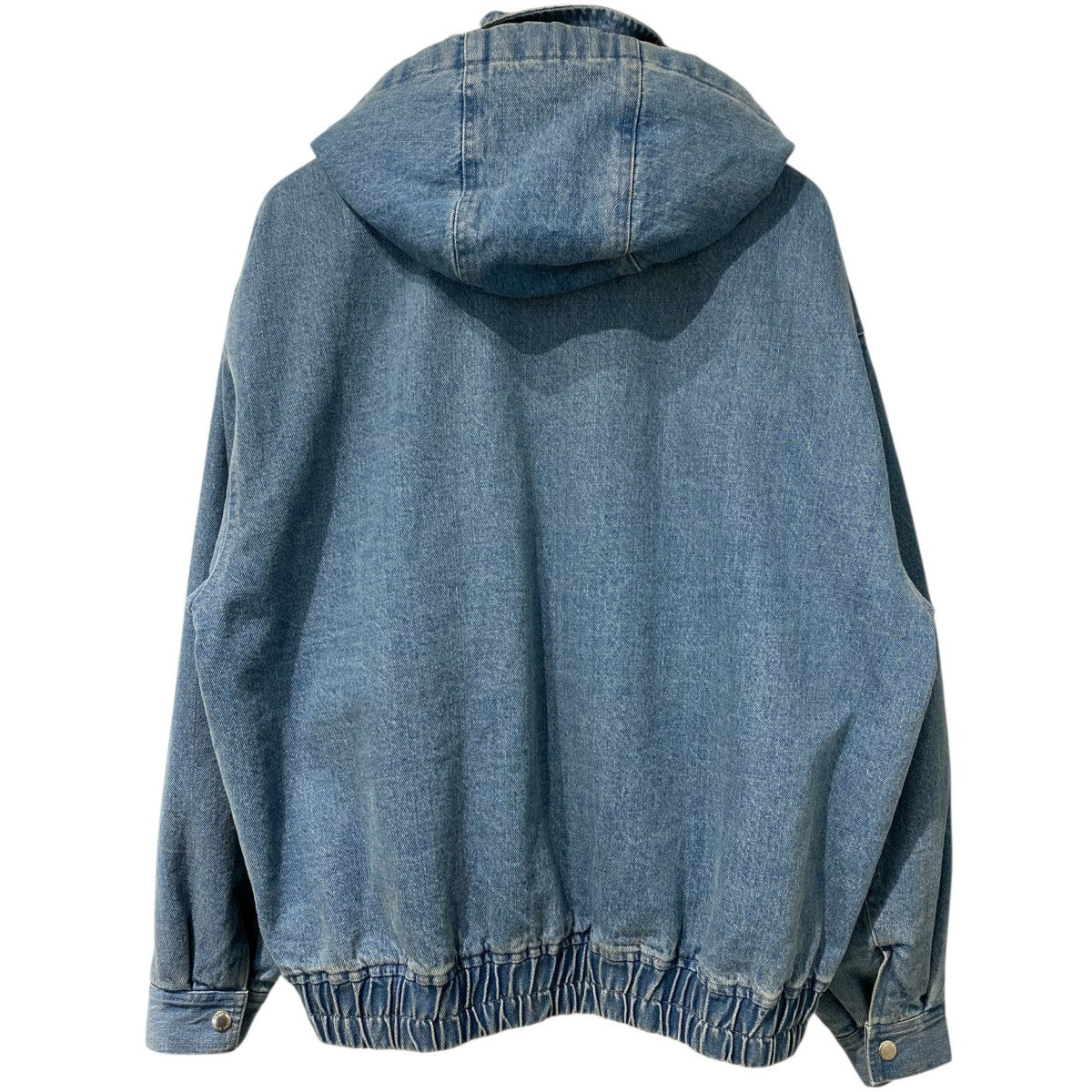 Supreme 25FWHooded Utility Jacket Denimフード取り外し可能USED加工クラシックロゴデニムジャケット 古着・中古-3枚目のアイテム画像