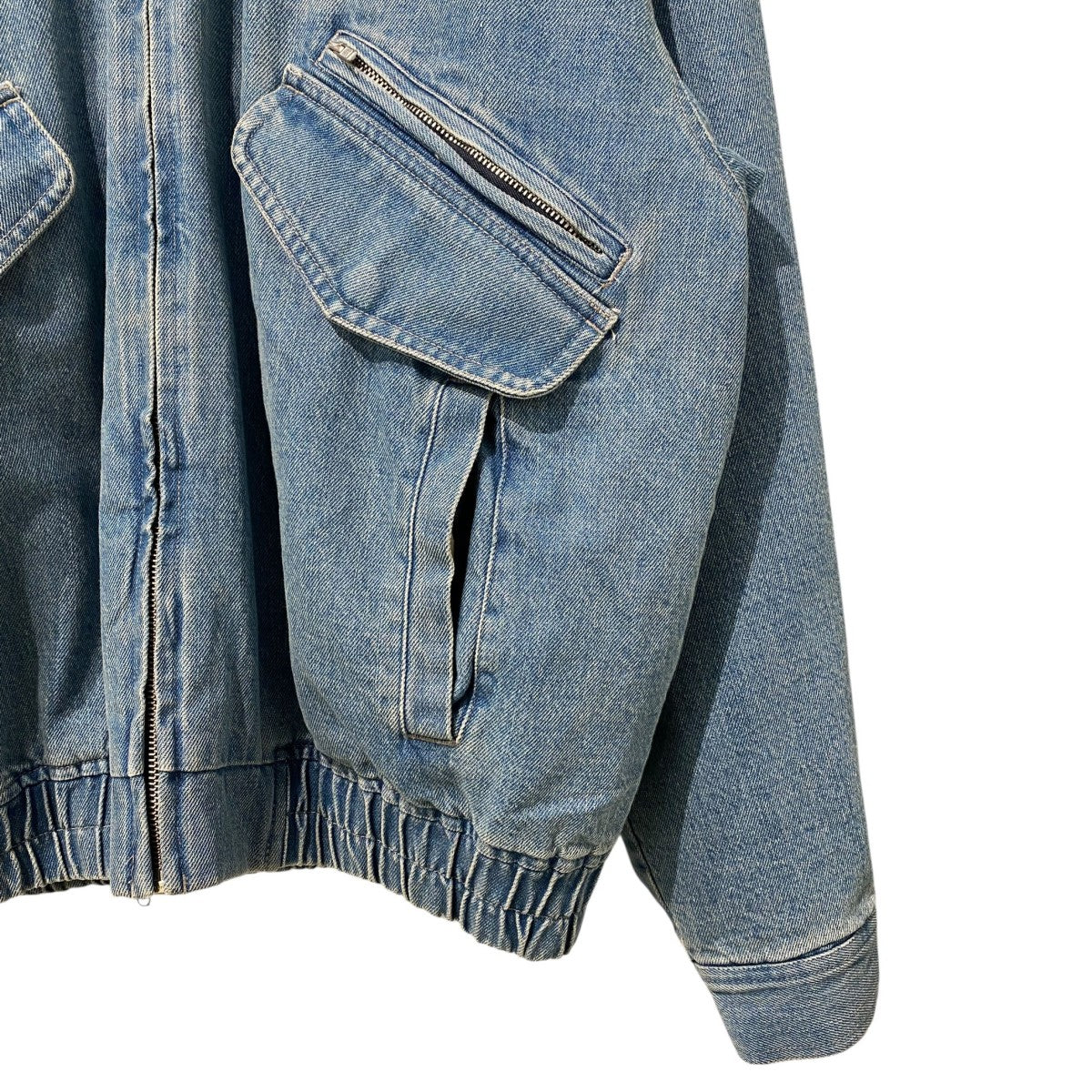 Supreme 25FWHooded Utility Jacket Denimフード取り外し可能USED加工クラシックロゴデニムジャケット 古着・中古-5枚目のアイテム画像