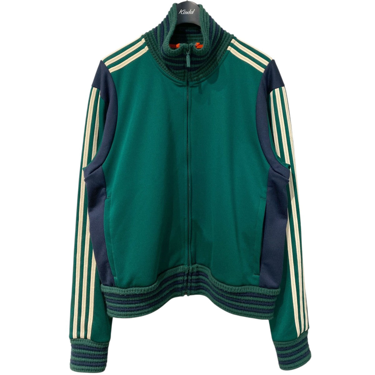 WALES BONNER×adidas 20AWTrack Jacketニット切替トラックジャケットGL5184 古着・中古-1枚目のアイテム画像