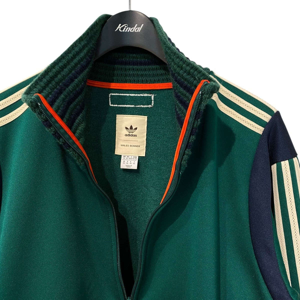 WALES BONNER×adidas 20AWTrack Jacketニット切替トラックジャケットGL5184 古着・中古-6枚目のアイテム画像
