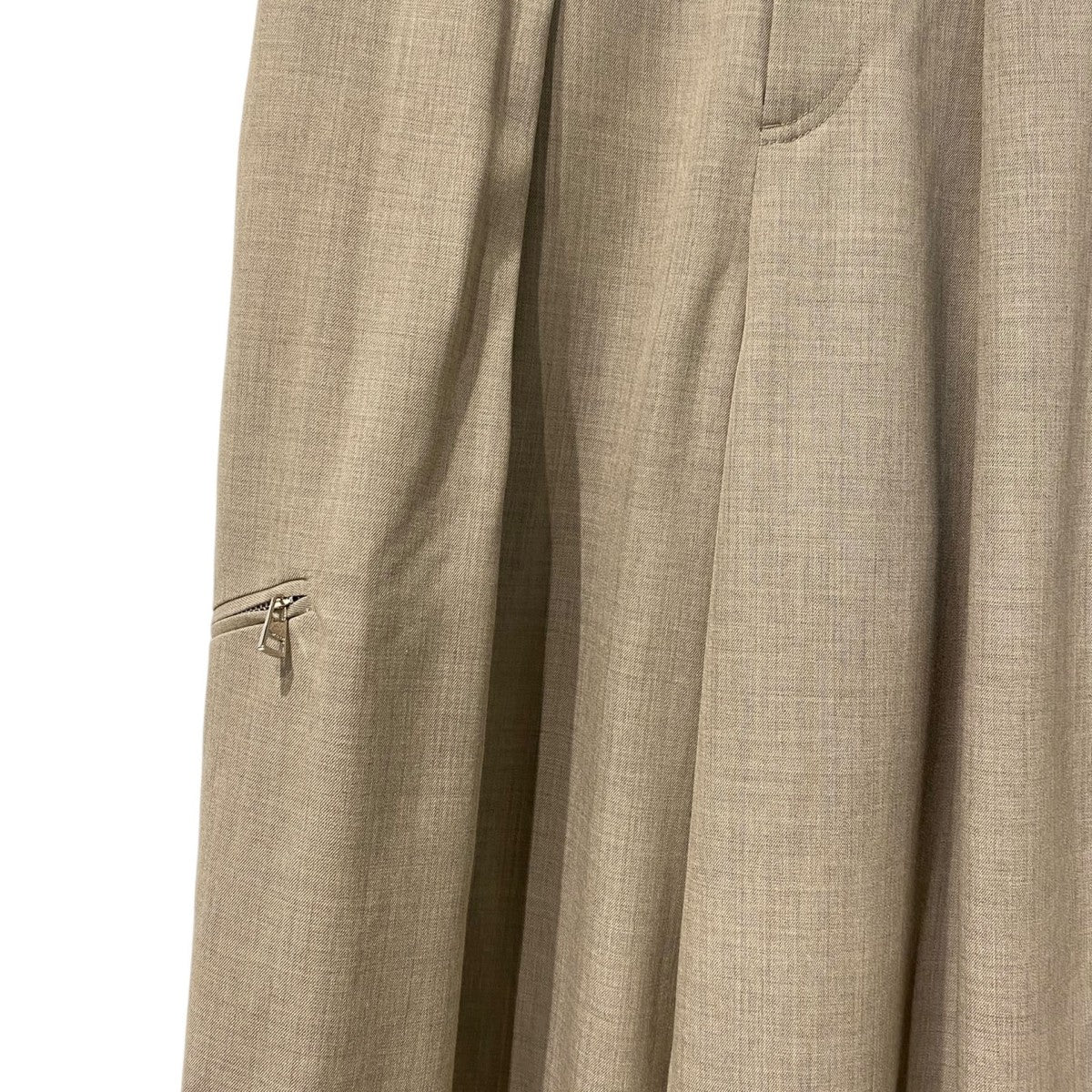 J．W．ANDERSON 25AWPleated Tailored Trousersインタックワイドストレートウールスラックス 古着・中古-5枚目のアイテム画像
