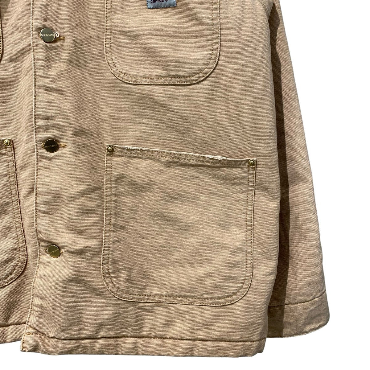 CARHARTT WIP OG CHORE COAT ウォッシュVINTAGEヴィンテージ加工チョアコートI027357 古着・中古-5枚目のアイテム画像