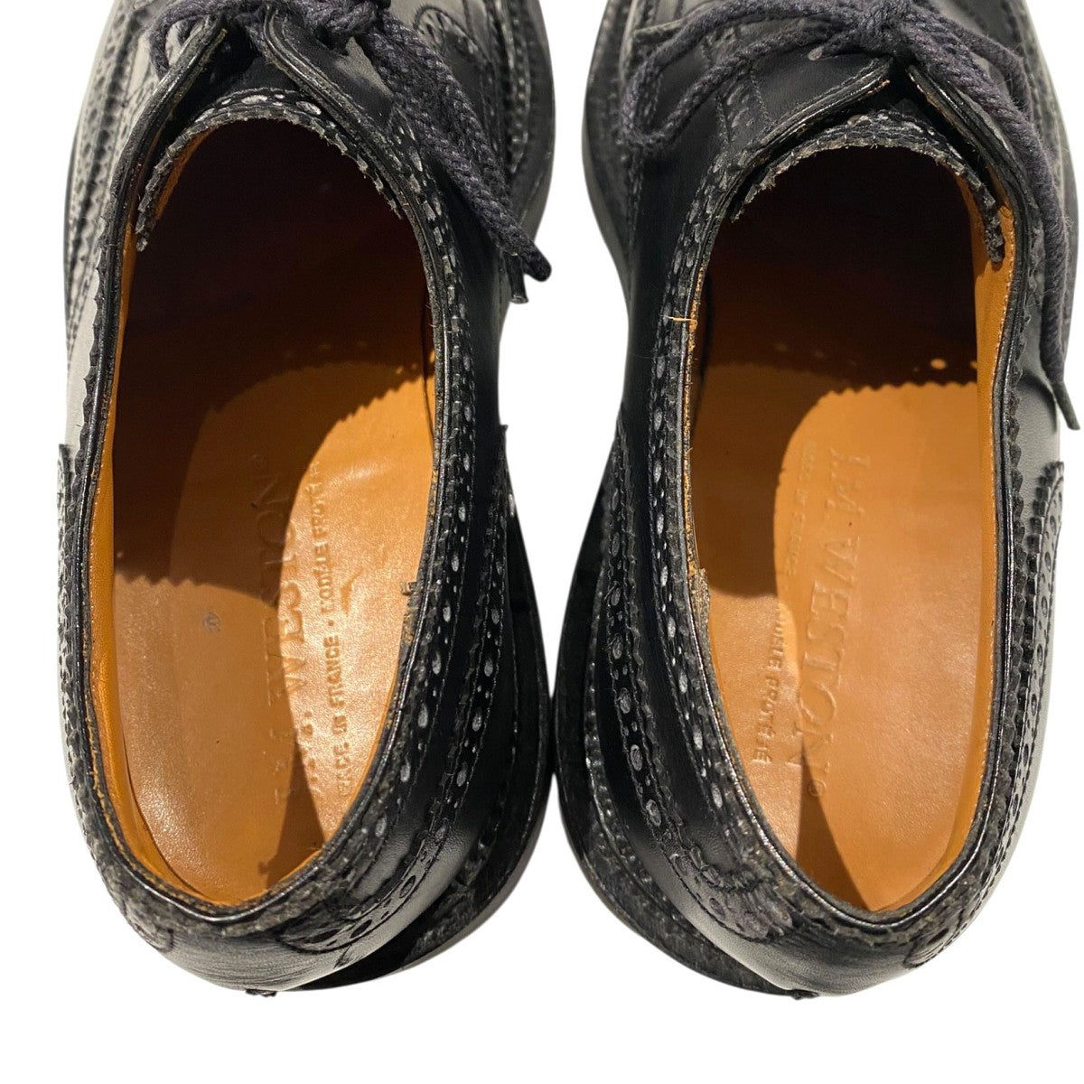 590 Triple Sole Derbyトリプルソールダービーレザーシューズ靴