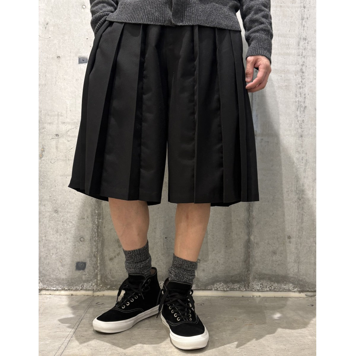 HARE(ハレ) YOSEショートパンツ PLEATSプリーツ ブラック サイズ Free HARE(ハレ) YOSEショートパンツ PLEATSプリーツ ブラック サイズ Free