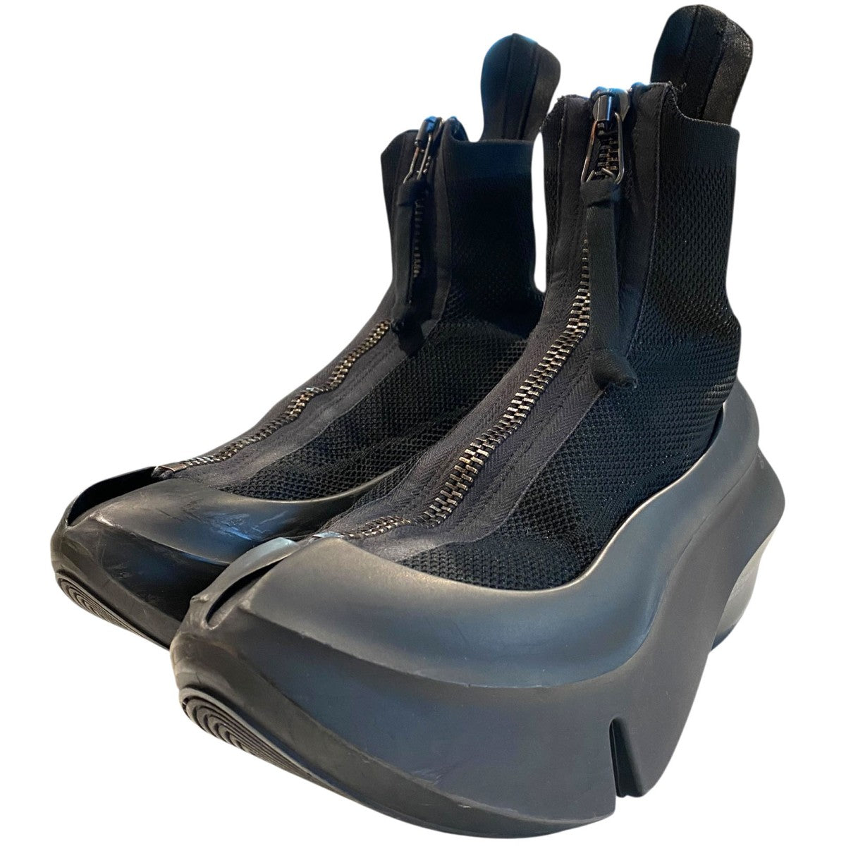 UNDERCOVER×grounds ORCA Front Zip BootsボリュームソールZIPブーツ靴