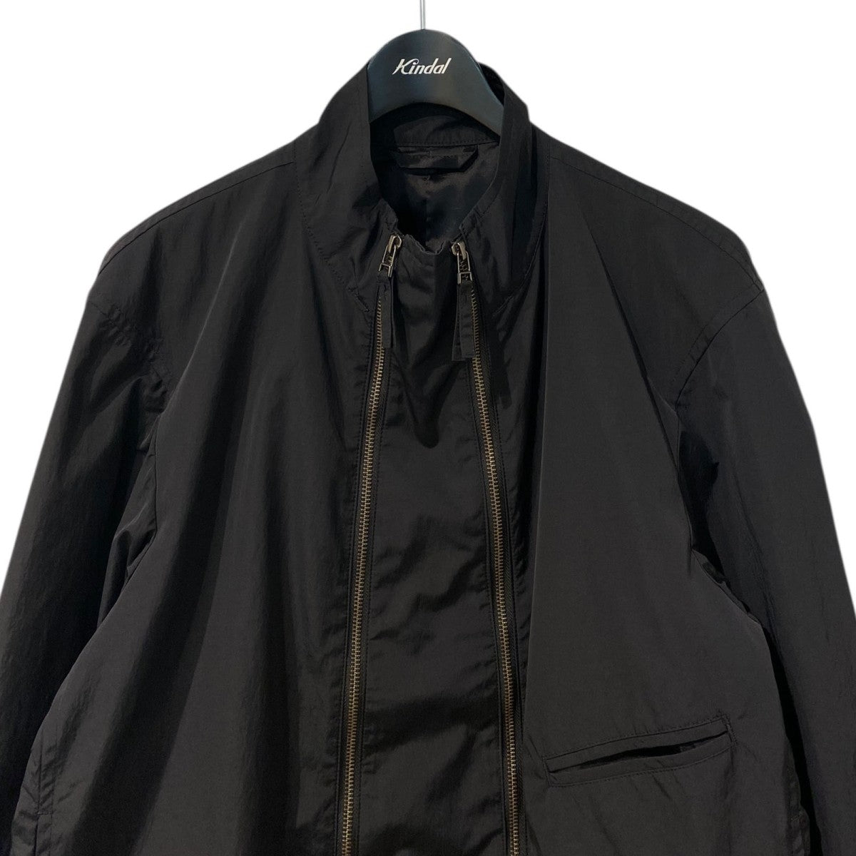 UJOH HOMME×STUDIOUS 別注DOUBLE ZIP BLOUSONダブルZIPナイロンジャケット 古着・中古-5枚目のアイテム画像
