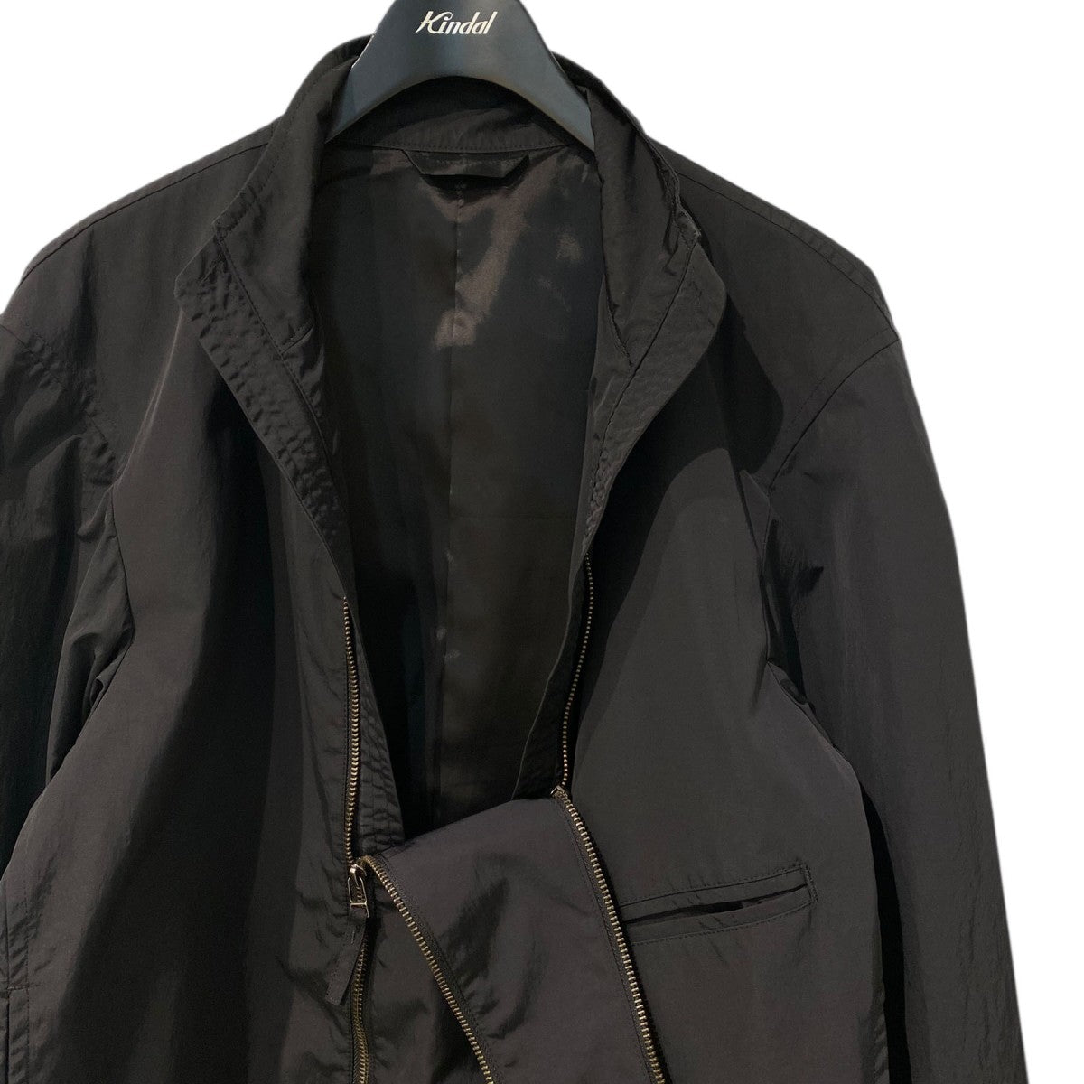 UJOH HOMME×STUDIOUS 別注DOUBLE ZIP BLOUSONダブルZIPナイロンジャケット 古着・中古-7枚目のアイテム画像