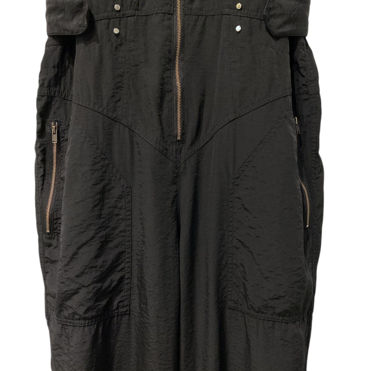 別注SLEEVELESS NYLON JUMPSUITSノースリーブナイロンジャンプスーツ