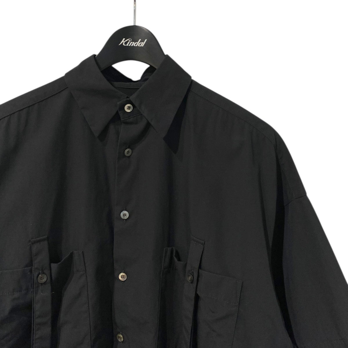 UJOH×STUDIOUS 別注Pocket Belt Shirtショート丈ポケットベルト半袖