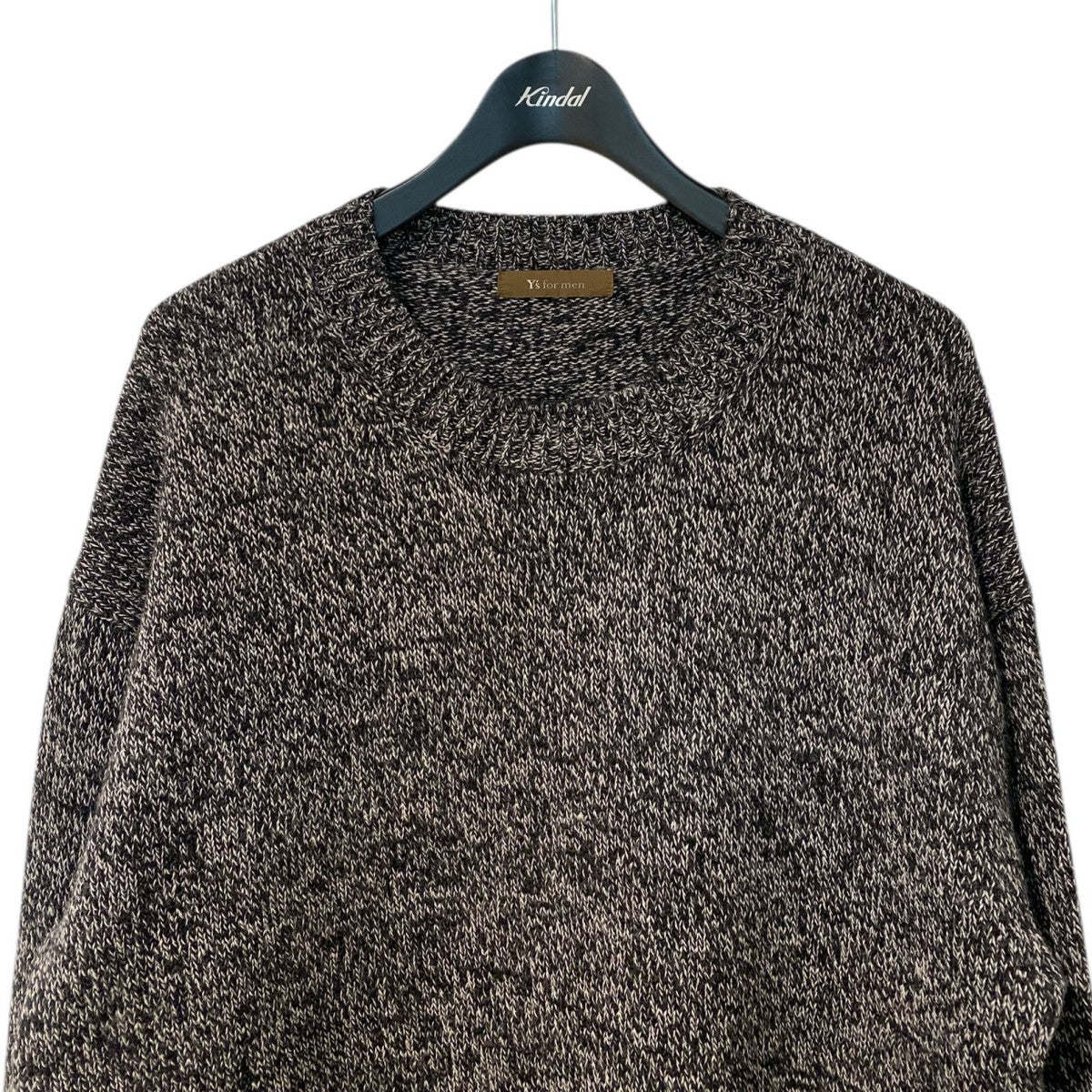 Y’S for men 1990sメランジミックスオーバーサイズニット 古着・中古-4枚目のアイテム画像