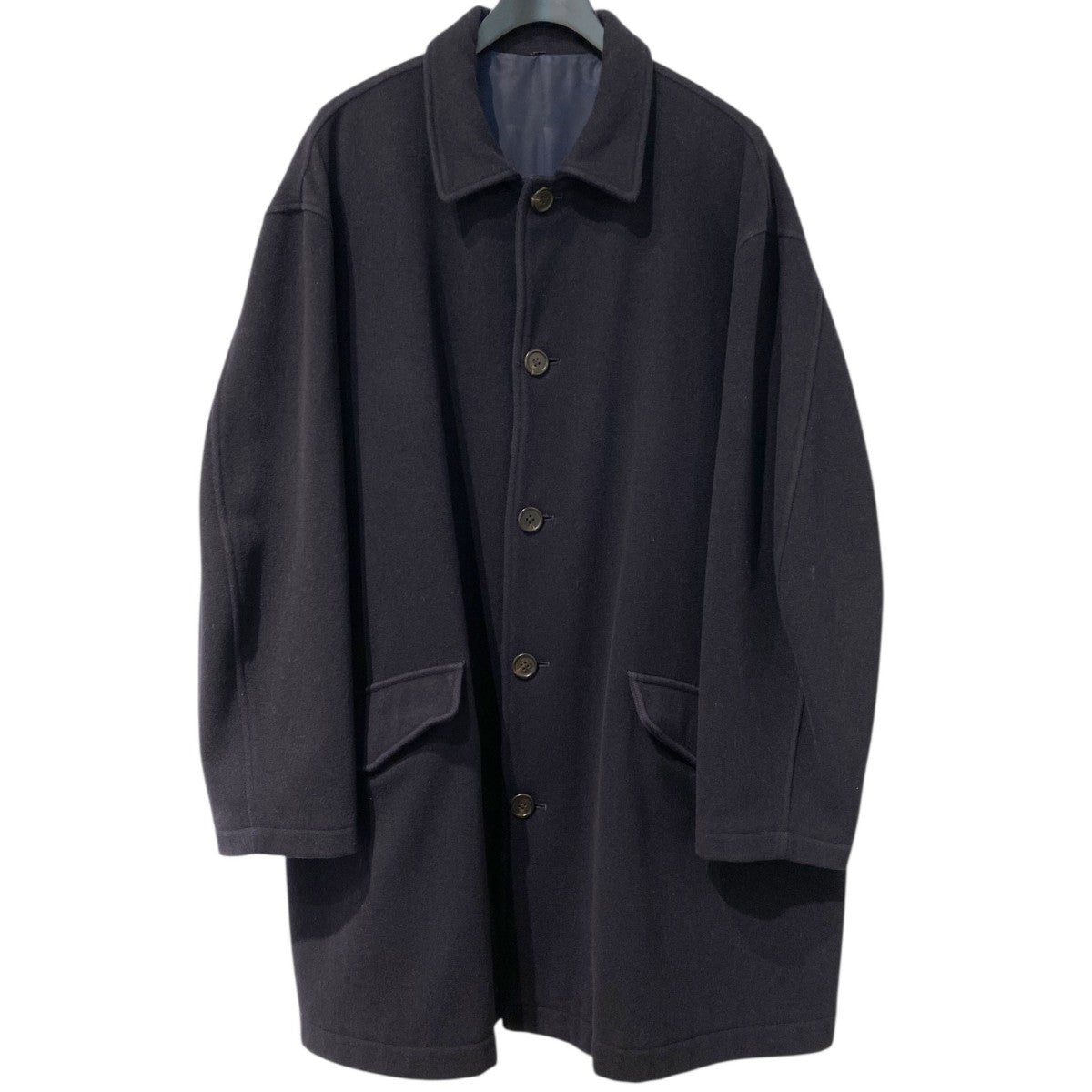 Y’S for men 1990sオーバーサイズウールメルトンコートMJ-J19-120 古着・中古-1枚目のアイテム画像