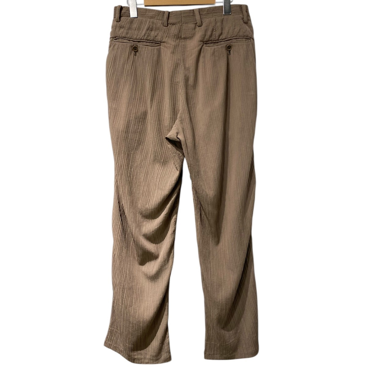 00's2002A／W PLEATS／STRAIGHTプリーツストレートスラックスパンツ