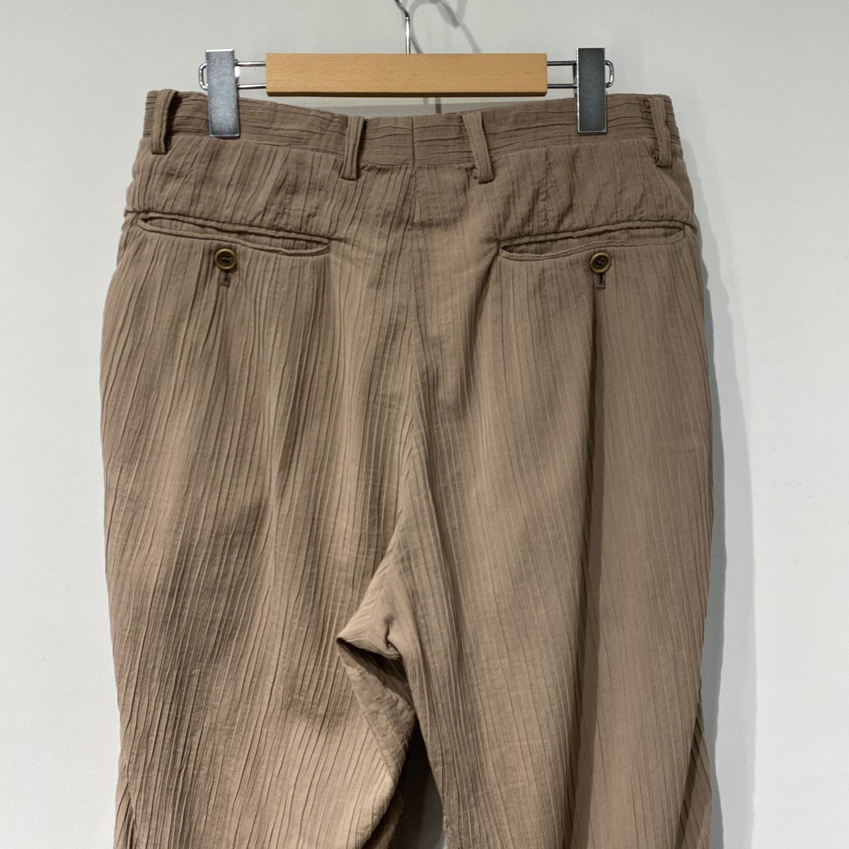00's2002A／W PLEATS／STRAIGHTプリーツストレートスラックスパンツ