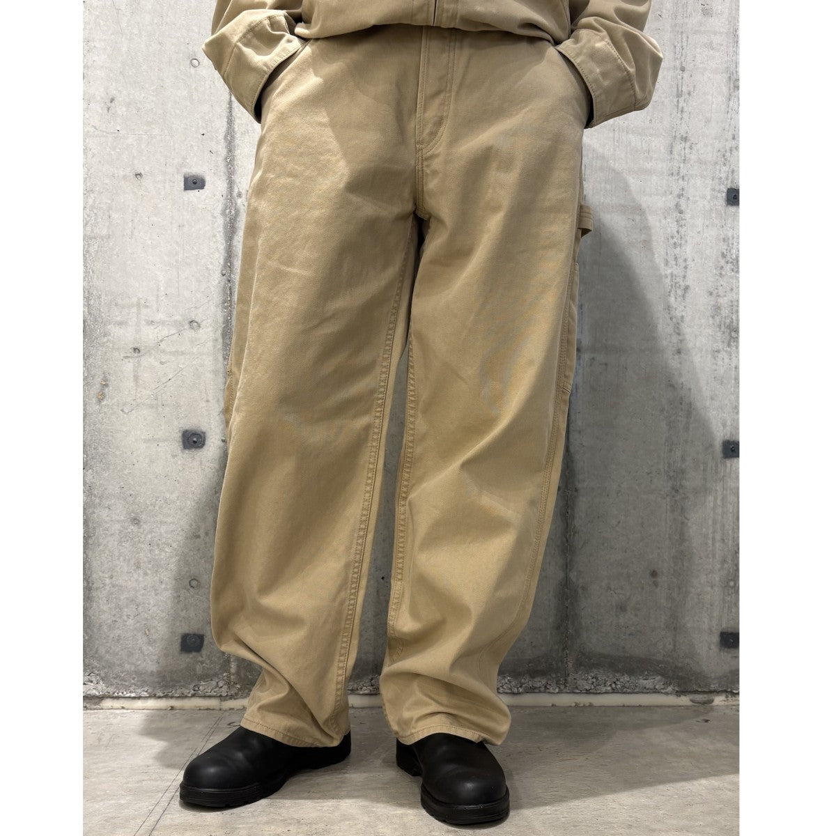 DAYDREAM 26SSDock Work Pants Vintageヴィンテージ加工ダックワークワイドパンツ 古着・中古-2枚目のアイテム画像