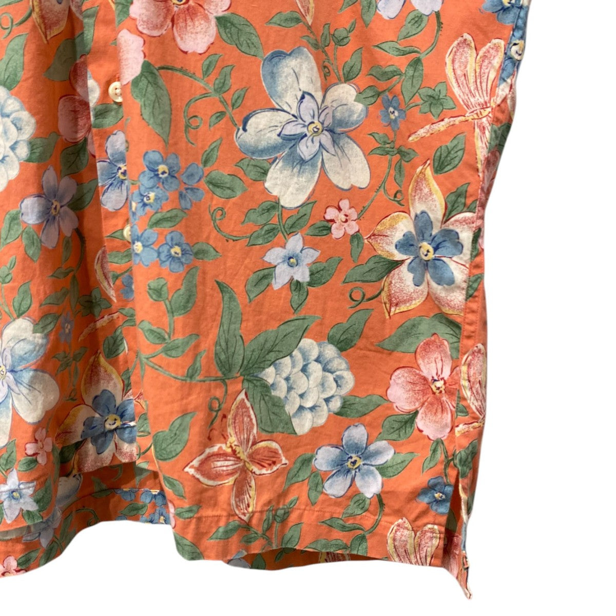 POLO RALPH LAUREN 90'sCLAYTON Cotton Aloha Shirt Flowerオーバーサイズフラワーアロハシャツ 古着・中古-6枚目のアイテム画像