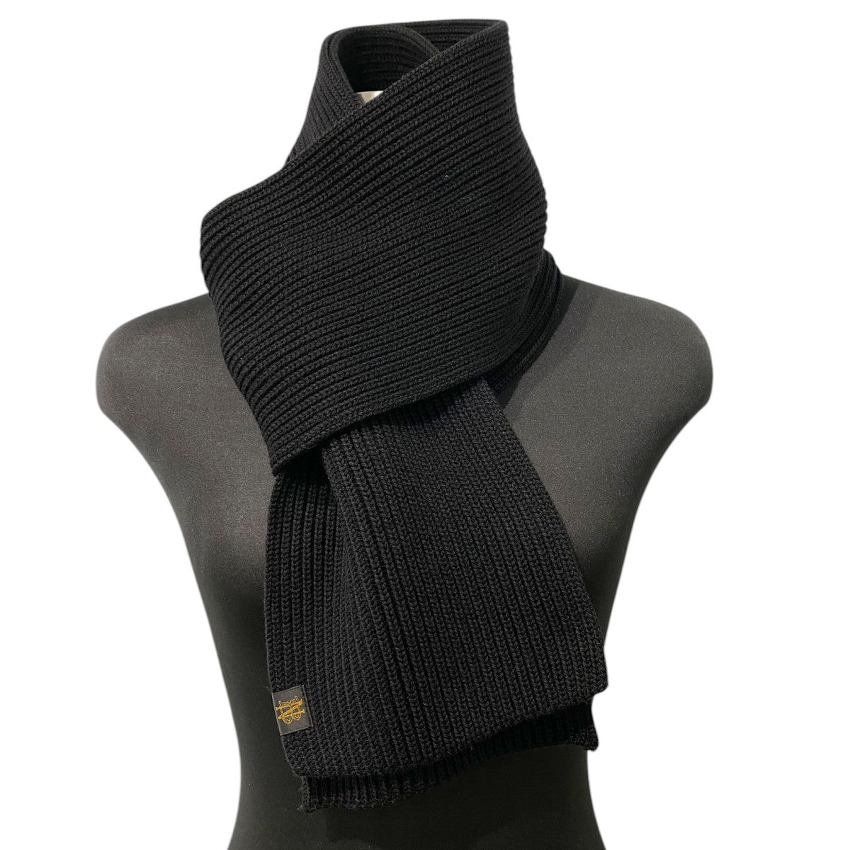 BATONER SOLID Wool MUFFLERウールマフラー 古着・中古-1枚目のアイテム画像