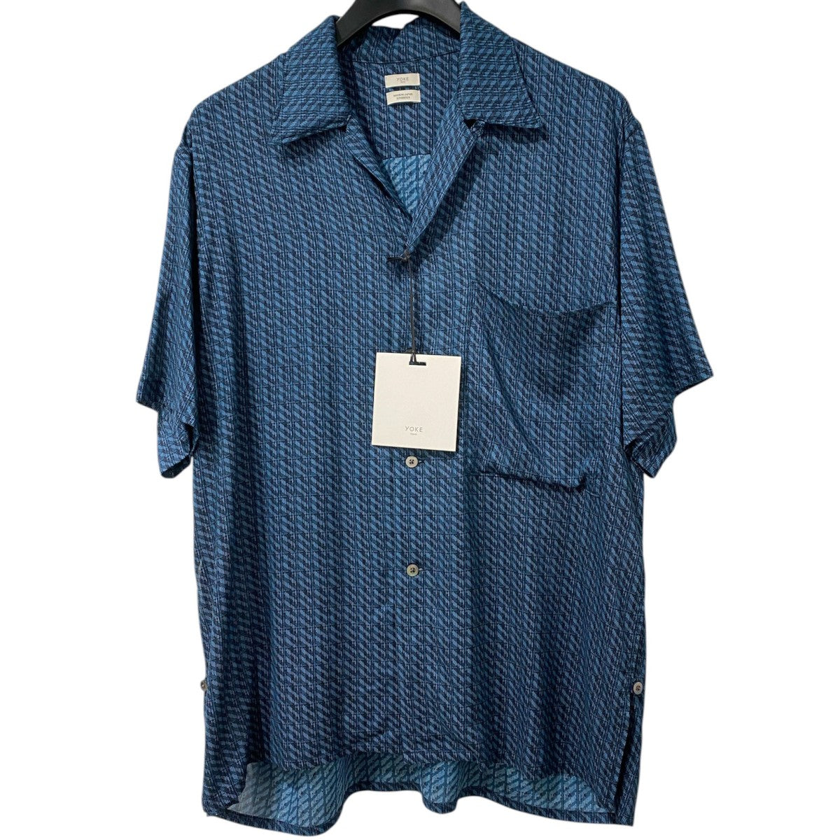YOKE 26SSVintage Pattern Printed Open Collar Shirtヴィンテージパターンプリントオープンカラーレーヨンシャツ 古着・中古-1枚目のアイテム画像