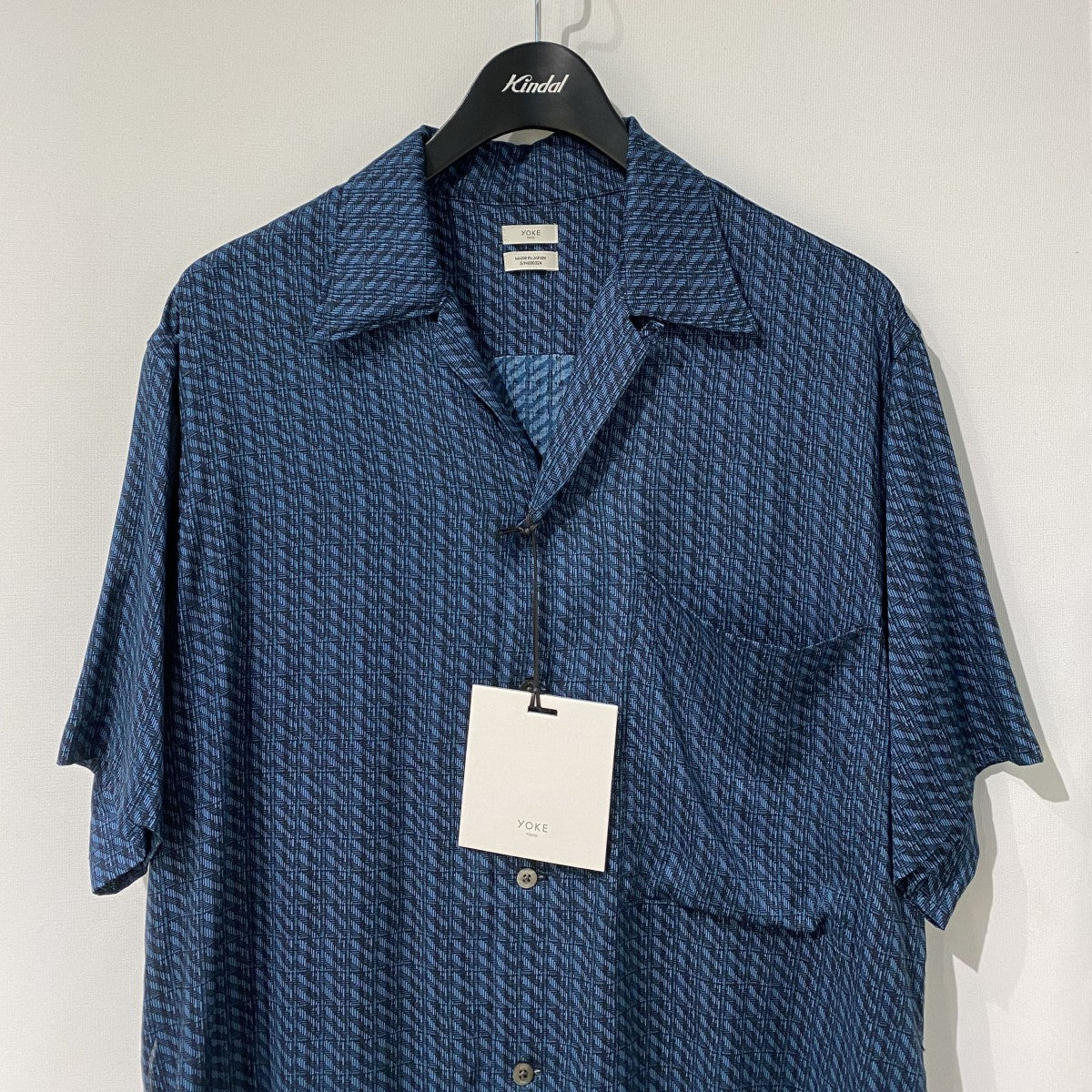 YOKE 26SSVintage Pattern Printed Open Collar Shirtヴィンテージパターンプリントオープンカラーレーヨンシャツ 古着・中古-4枚目のアイテム画像
