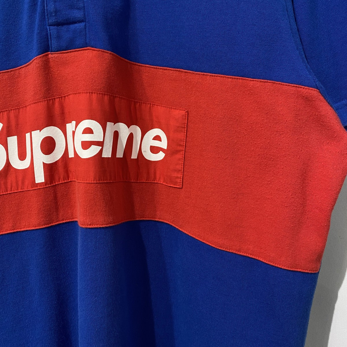 Supreme(シュプリーム) 16SSS／S Rugbyラグビーポロシャツ ROYAL