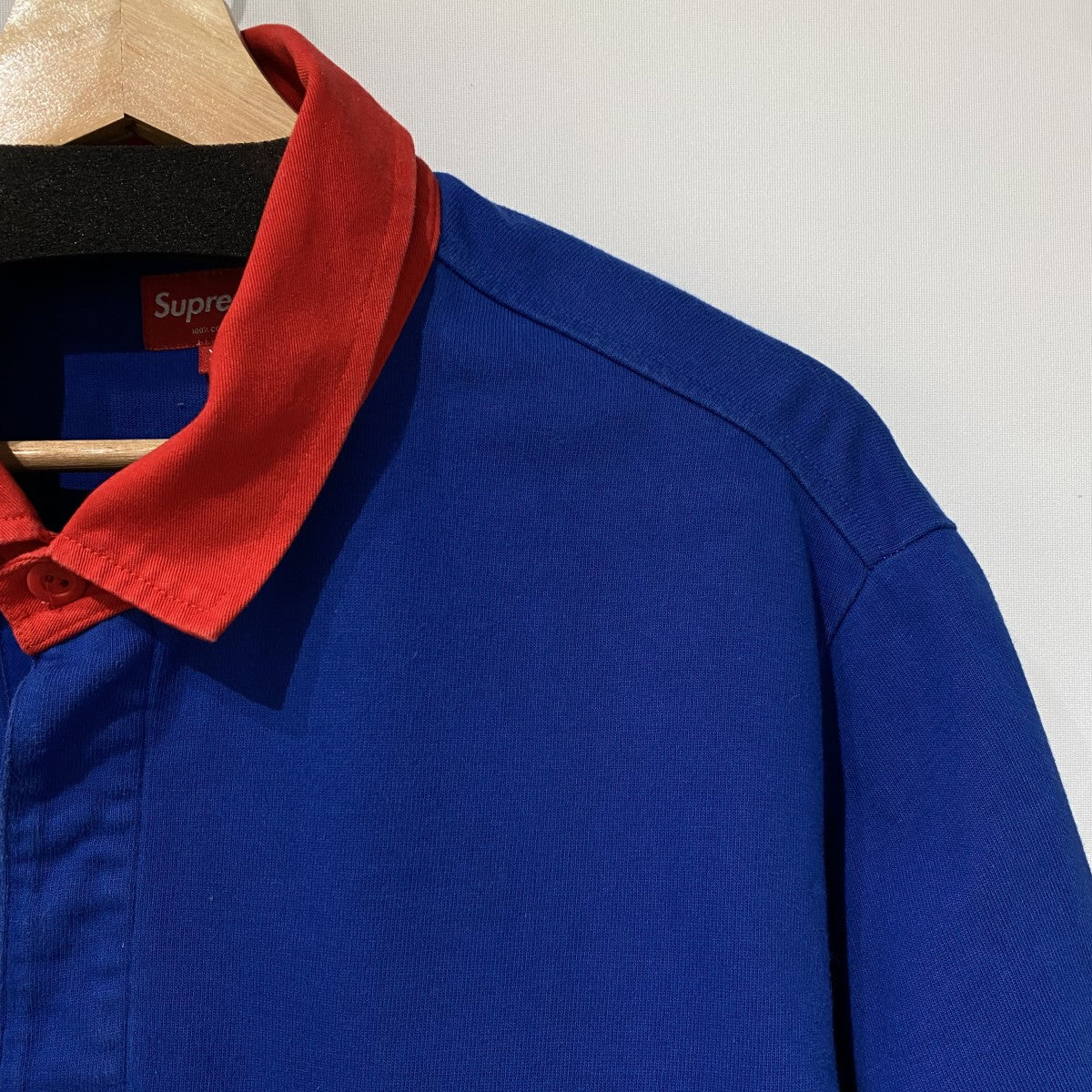 Supreme(シュプリーム) 16SSS／S Rugbyラグビーポロシャツ ROYAL