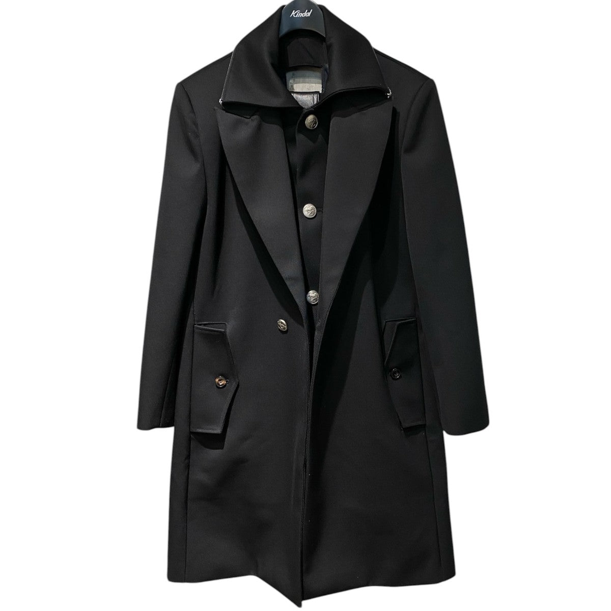 NULLUS 24SSTWILL DECONSTRUCTED COATレイヤードロングコート 古着・中古-1枚目のアイテム画像