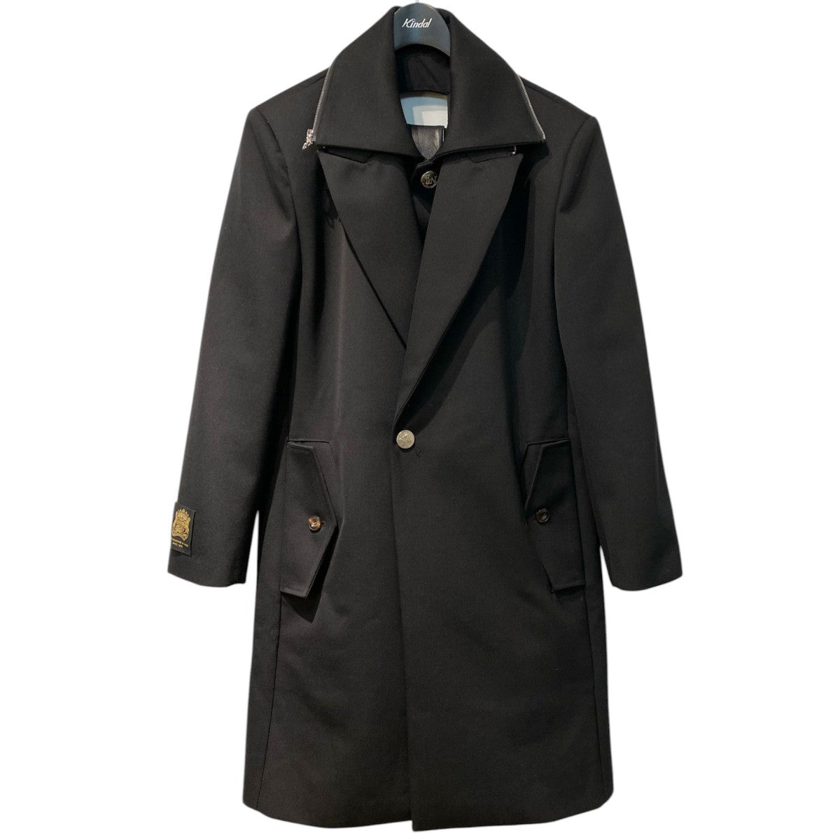 NULLUS 24SSTWILL DECONSTRUCTED COATレイヤードロングコート 古着・中古-4枚目のアイテム画像