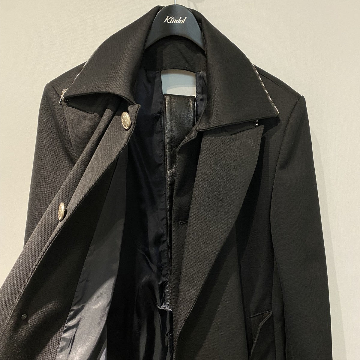 NULLUS 24SSTWILL DECONSTRUCTED COATレイヤードロングコート 古着・中古-9枚目のアイテム画像