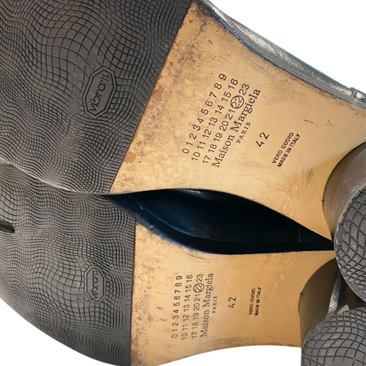 Maison Margiela22 TABI ANKLE BOOTS H60足袋タビアンクルレザーブーツS57WU0132 古着・中古-6枚目のアイテム画像