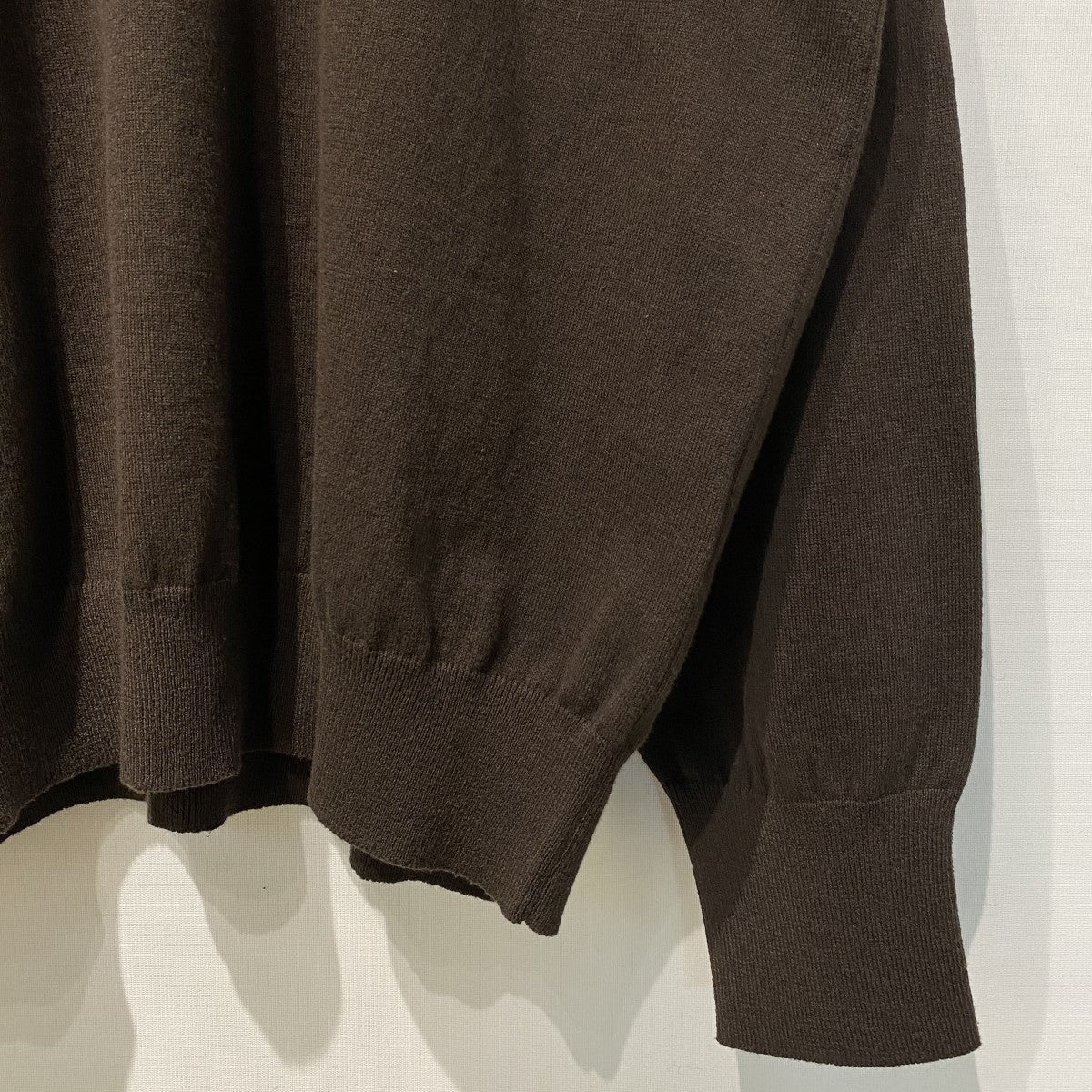 ssstein 26SSOrganic Cotton Knit Crew Neck LSオーガニックコットンハイゲージニットセーターST.1484 古着・中古-5枚目のアイテム画像