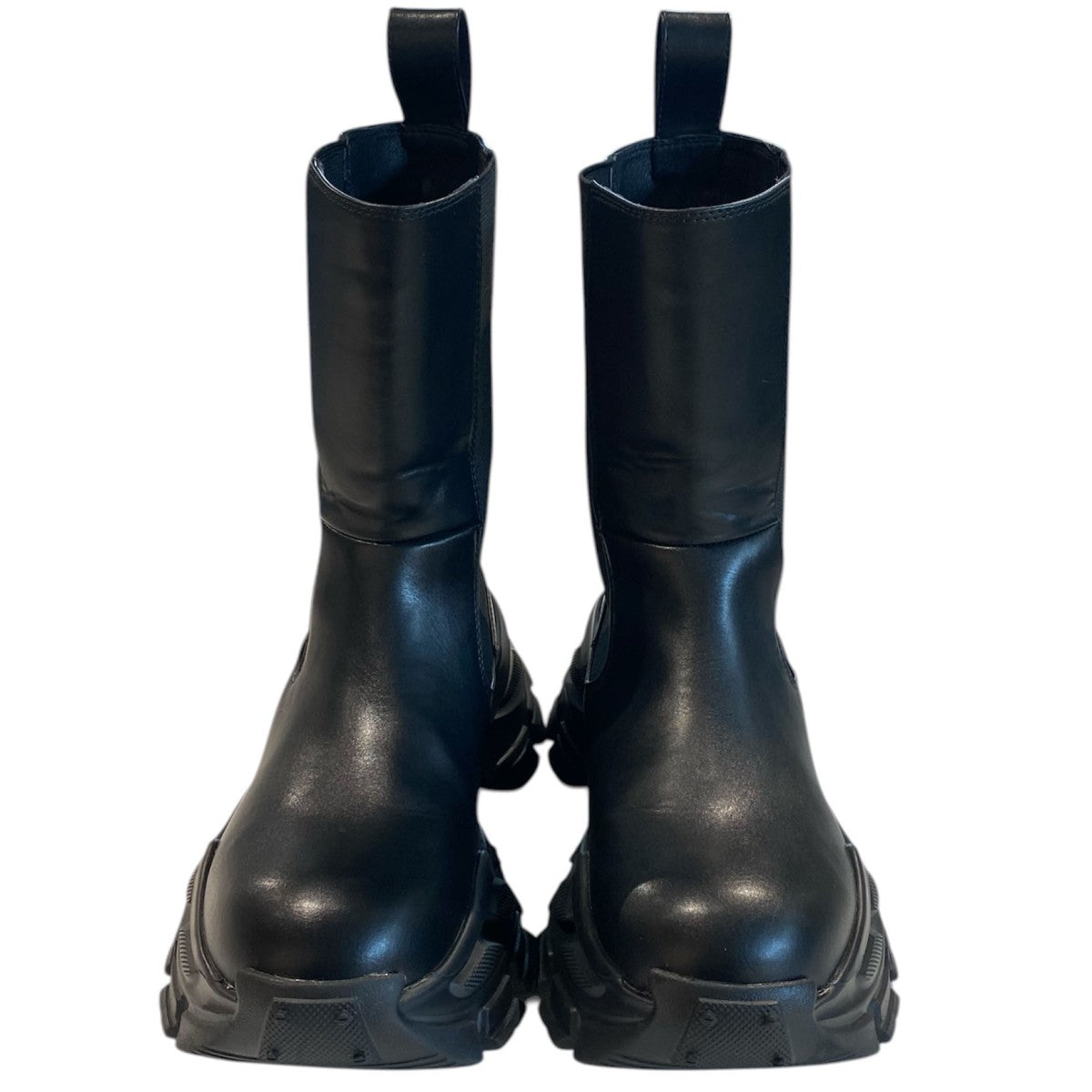 STUDIOUS 25AWTrack Sole Short Boots 合皮フェイクレザーサイドゴアブーツ 古着・中古-2枚目のアイテム画像