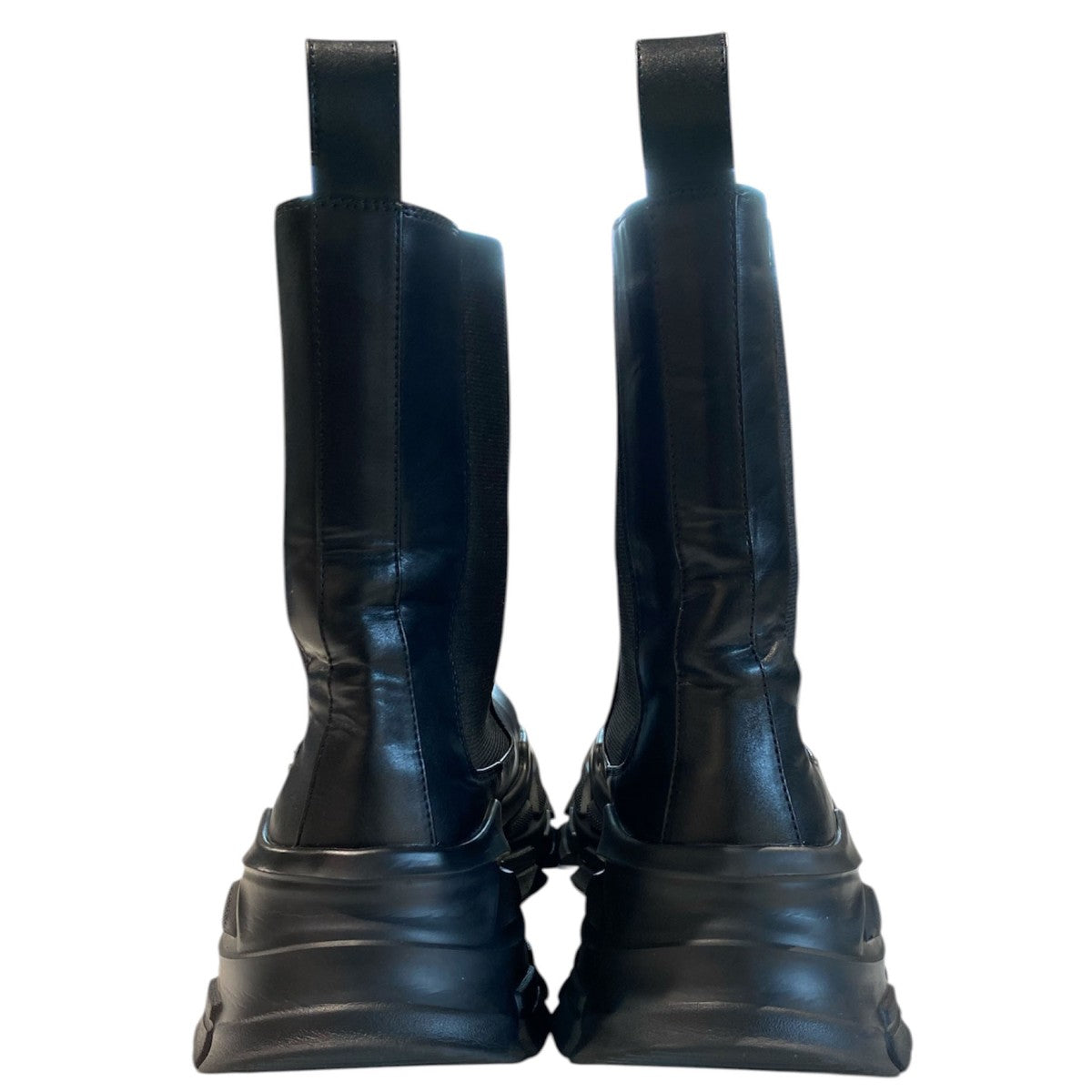 STUDIOUS 25AWTrack Sole Short Boots 合皮フェイクレザーサイドゴアブーツ 古着・中古-4枚目のアイテム画像