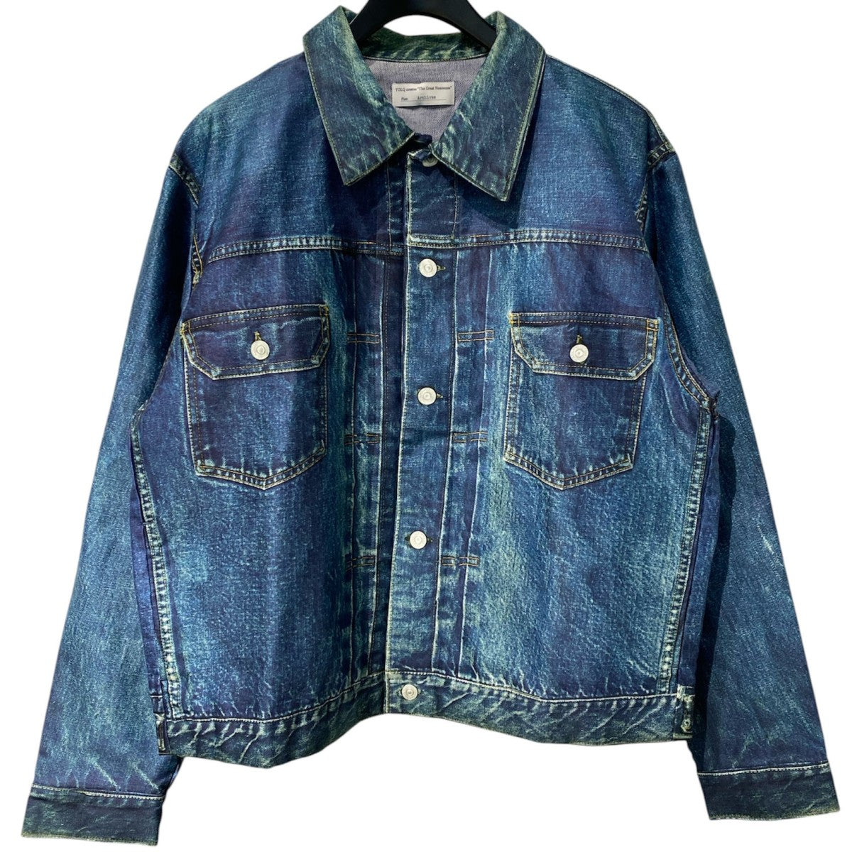 TOLQ Archives×藤原裕(BerBerJin) Trompe L’oeil Printed Jacket 1950 Type-2 T-Back 2nd転写ジャケットTA-2004 古着・中古-1枚目のアイテム画像